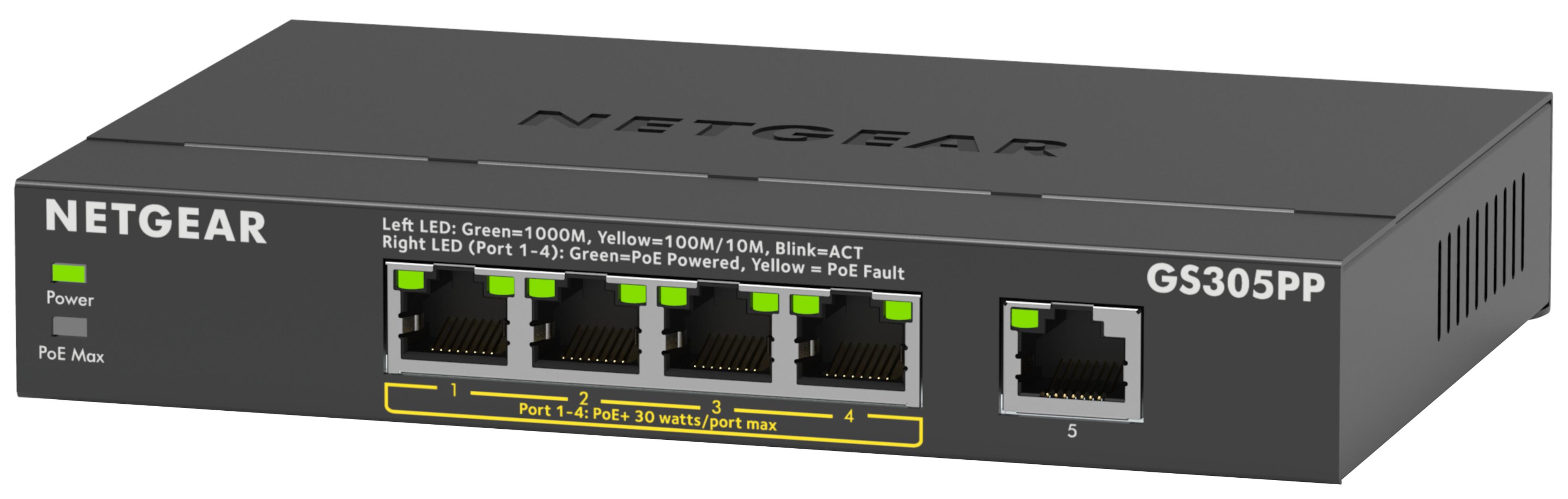 NETGEAR GS305PPv3 Unmanaged Switch