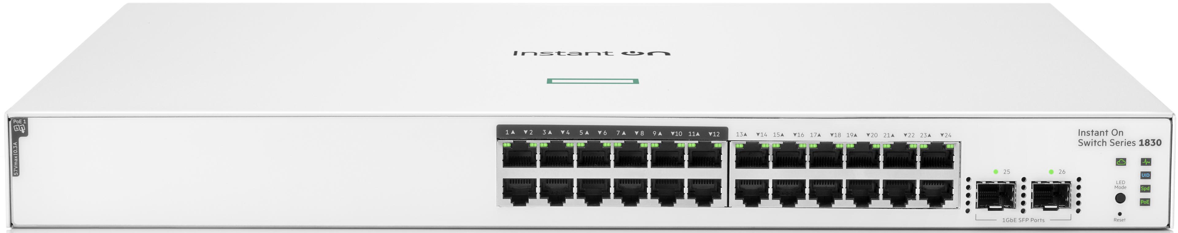 HPE NW Instant On 1830 24G PoE Switch