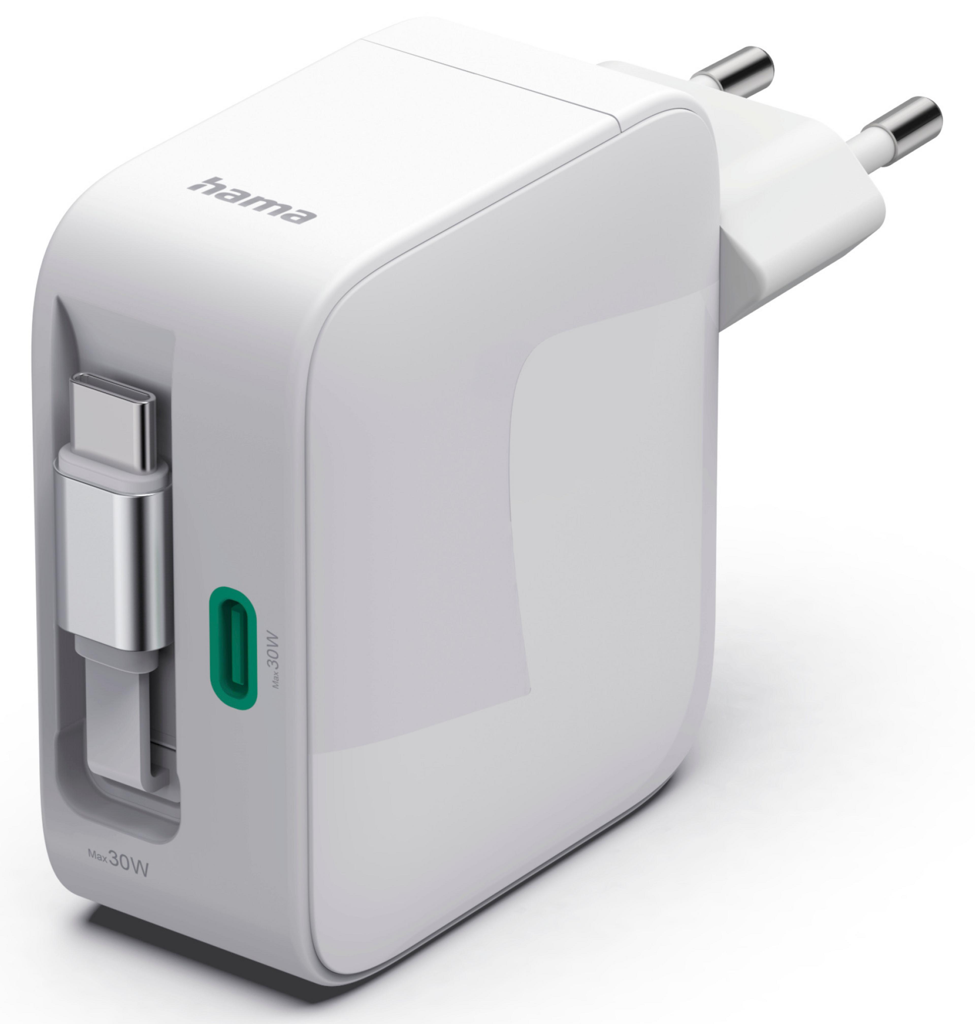 Hama 30W Dual USB-C GaN Charger