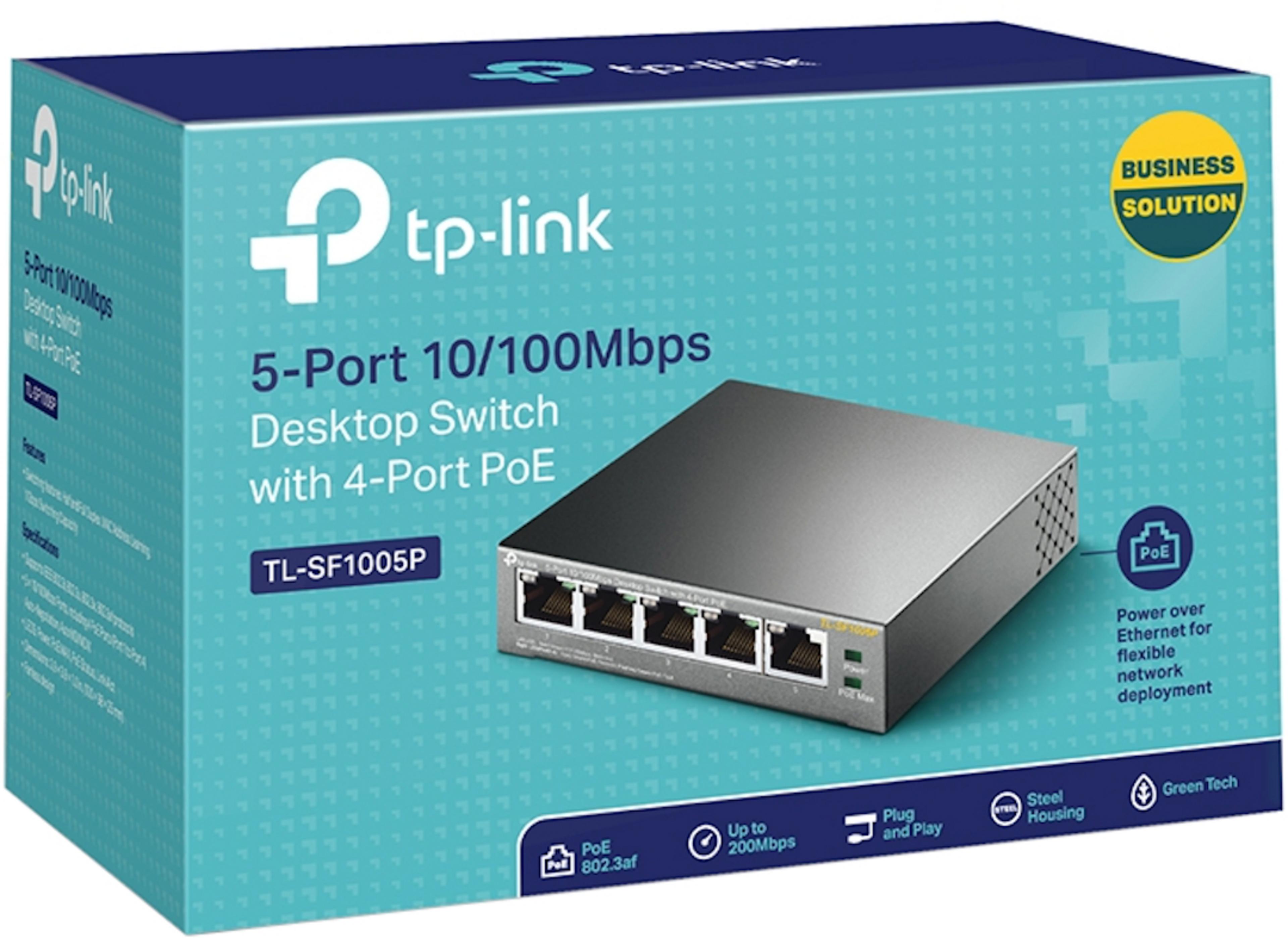 TP-LINK TL-SF1005P PoE Switch