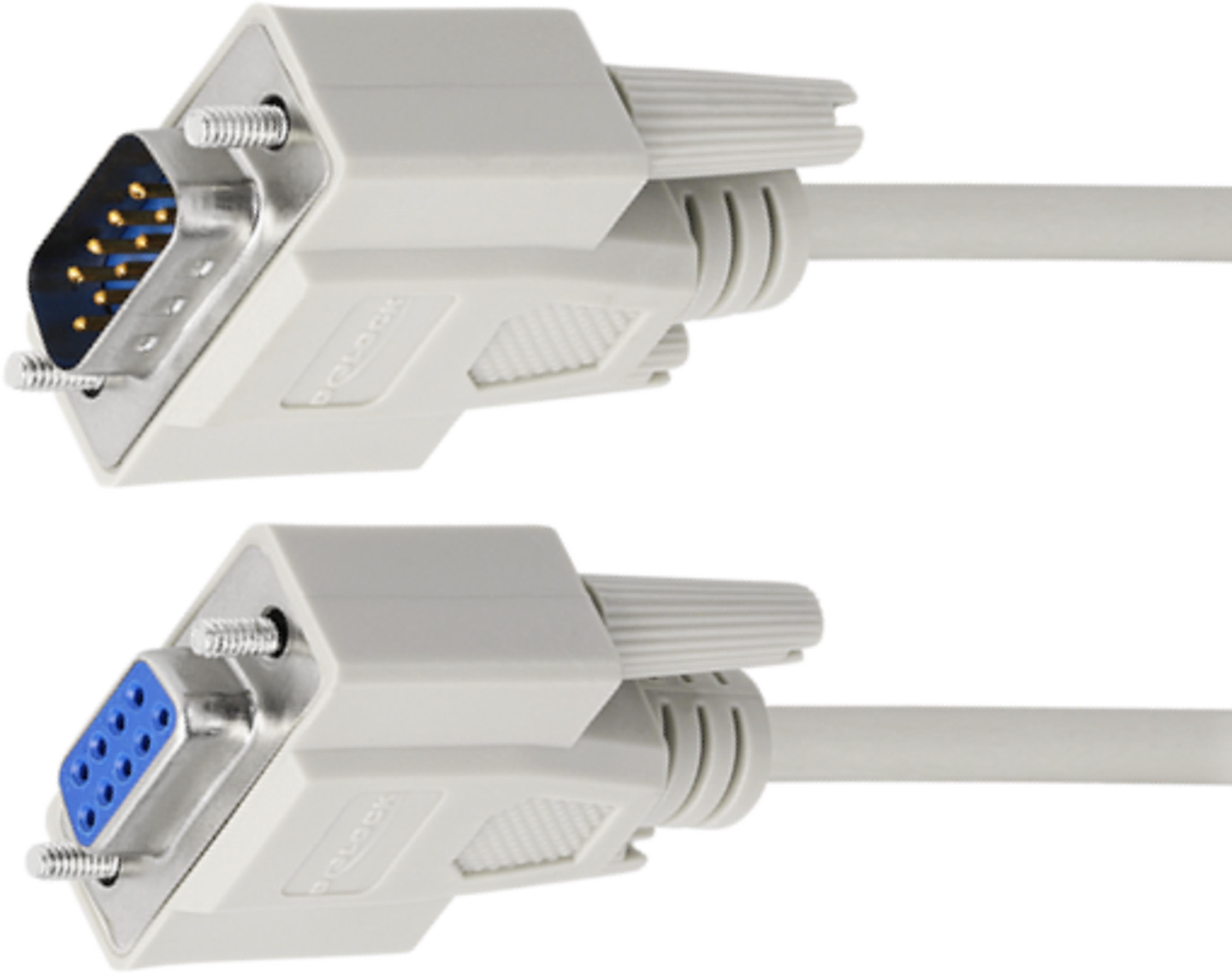 Câble RS232 Delock DB9 m. - DB9 f., 5 m