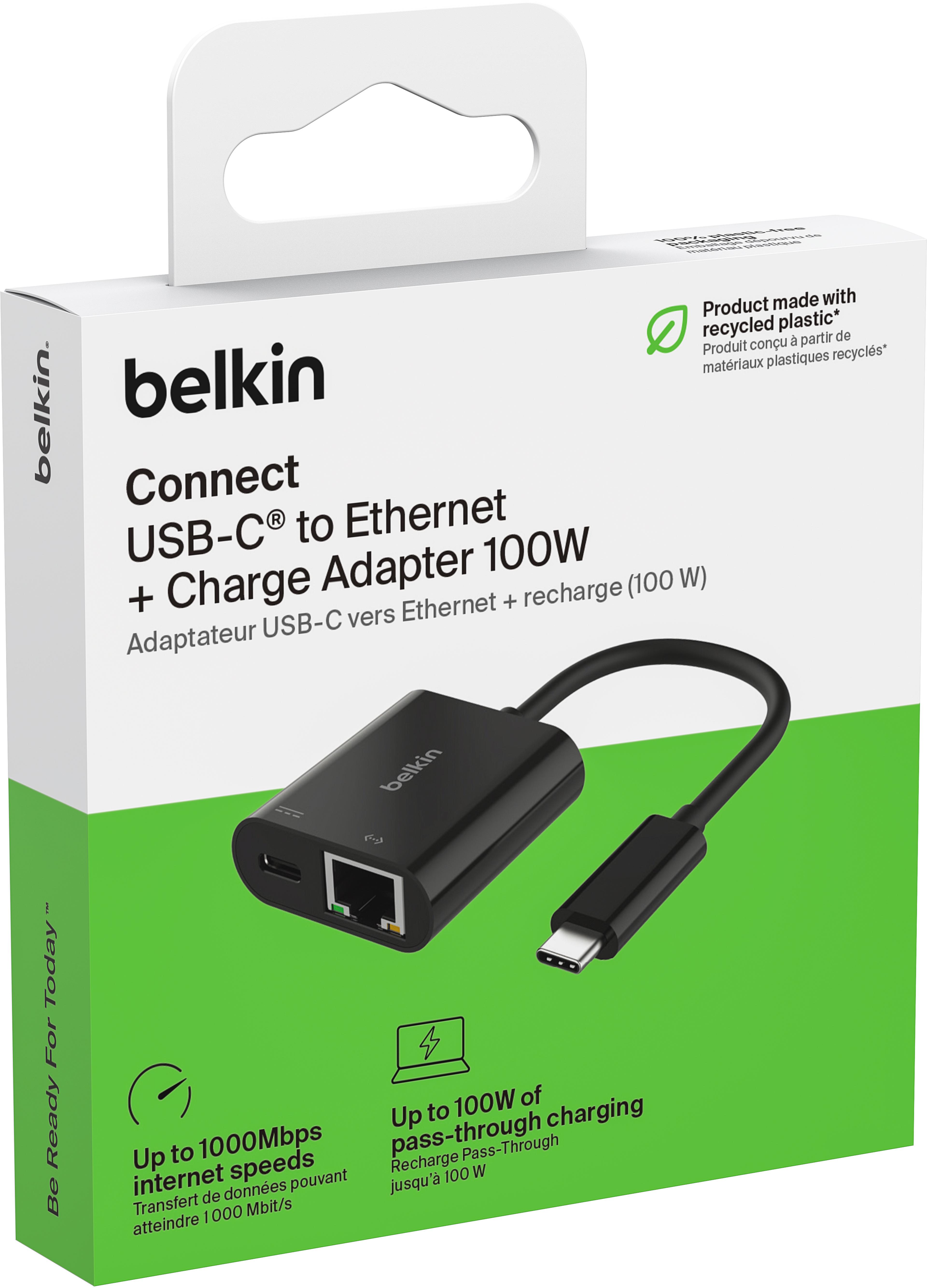 Adapter USB-C to Gigabit Ethernet + USB