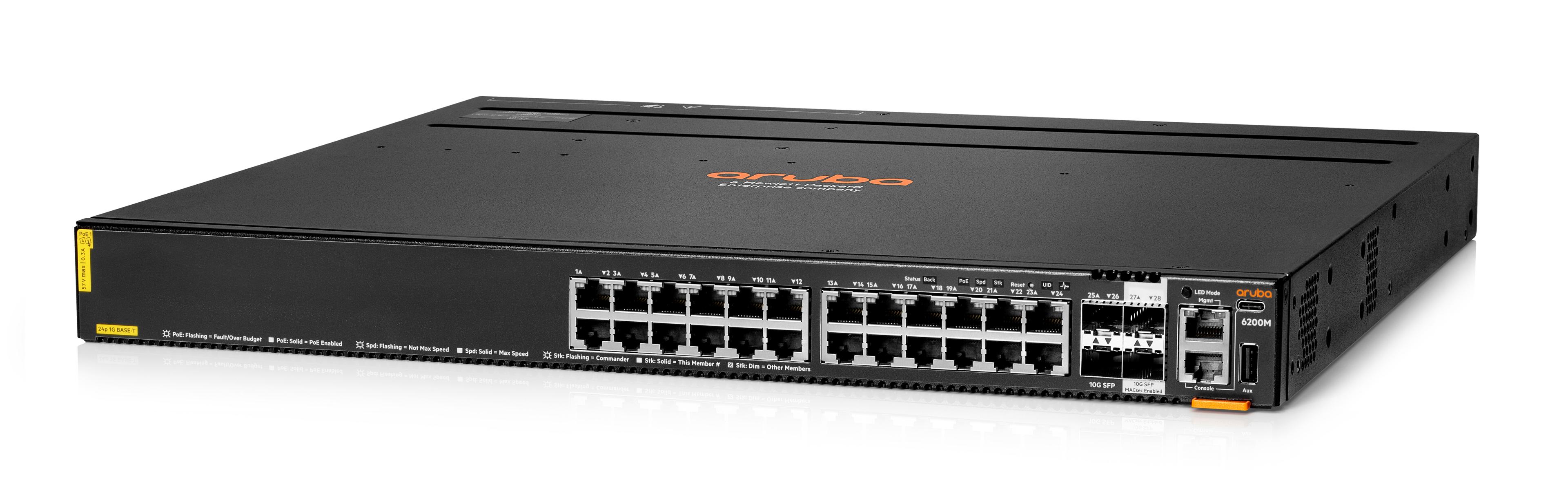 HPE Aruba 6200M 24G PoE Switch