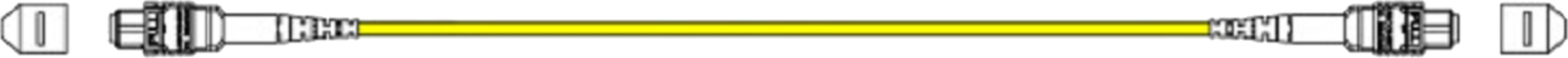 FO Patch Cable MTP/MPO f-f 9µ 2m