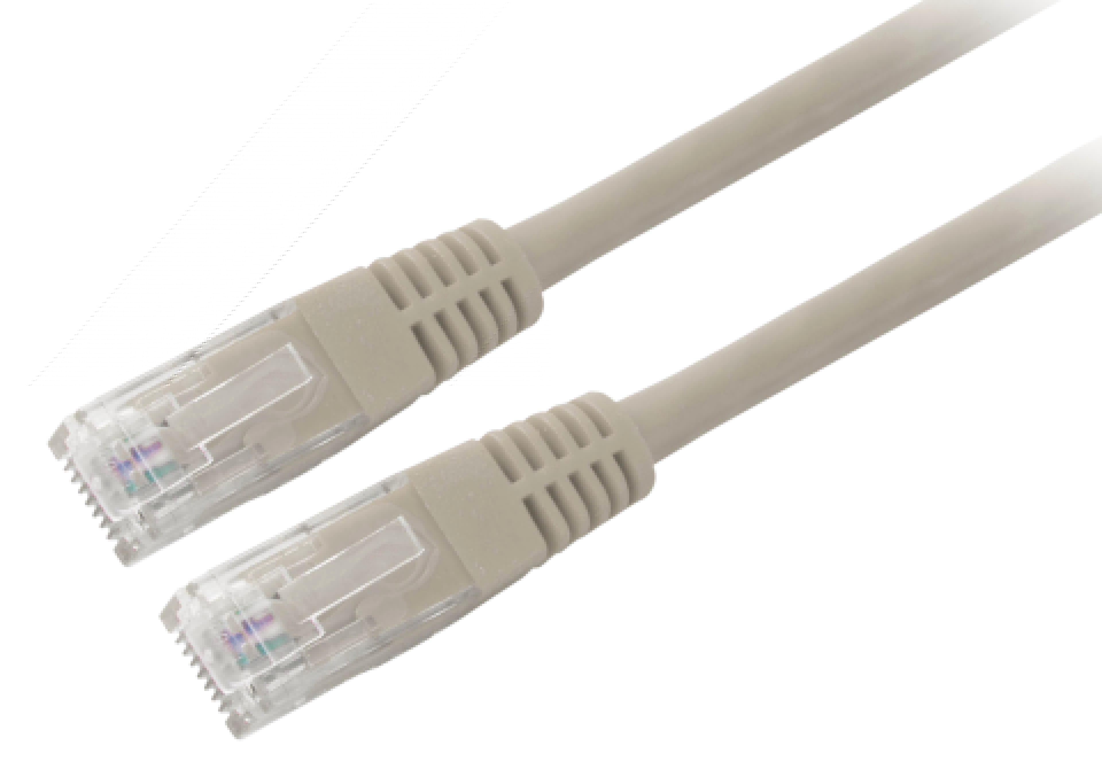 Patch Cable RJ45 U/UTP Cat6 2m Grey