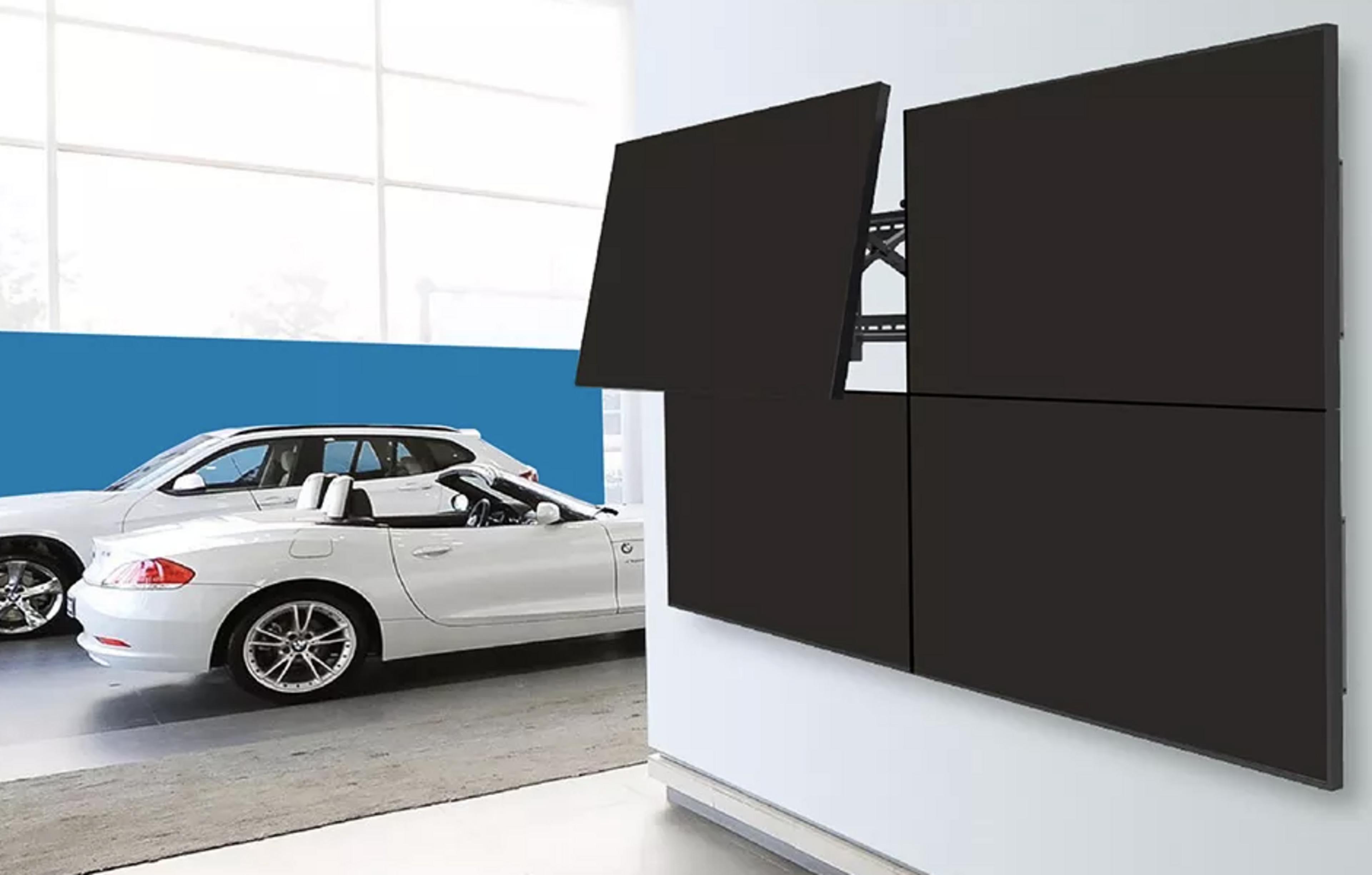 Supp. mural Neomounts mur vidéo Pop-out