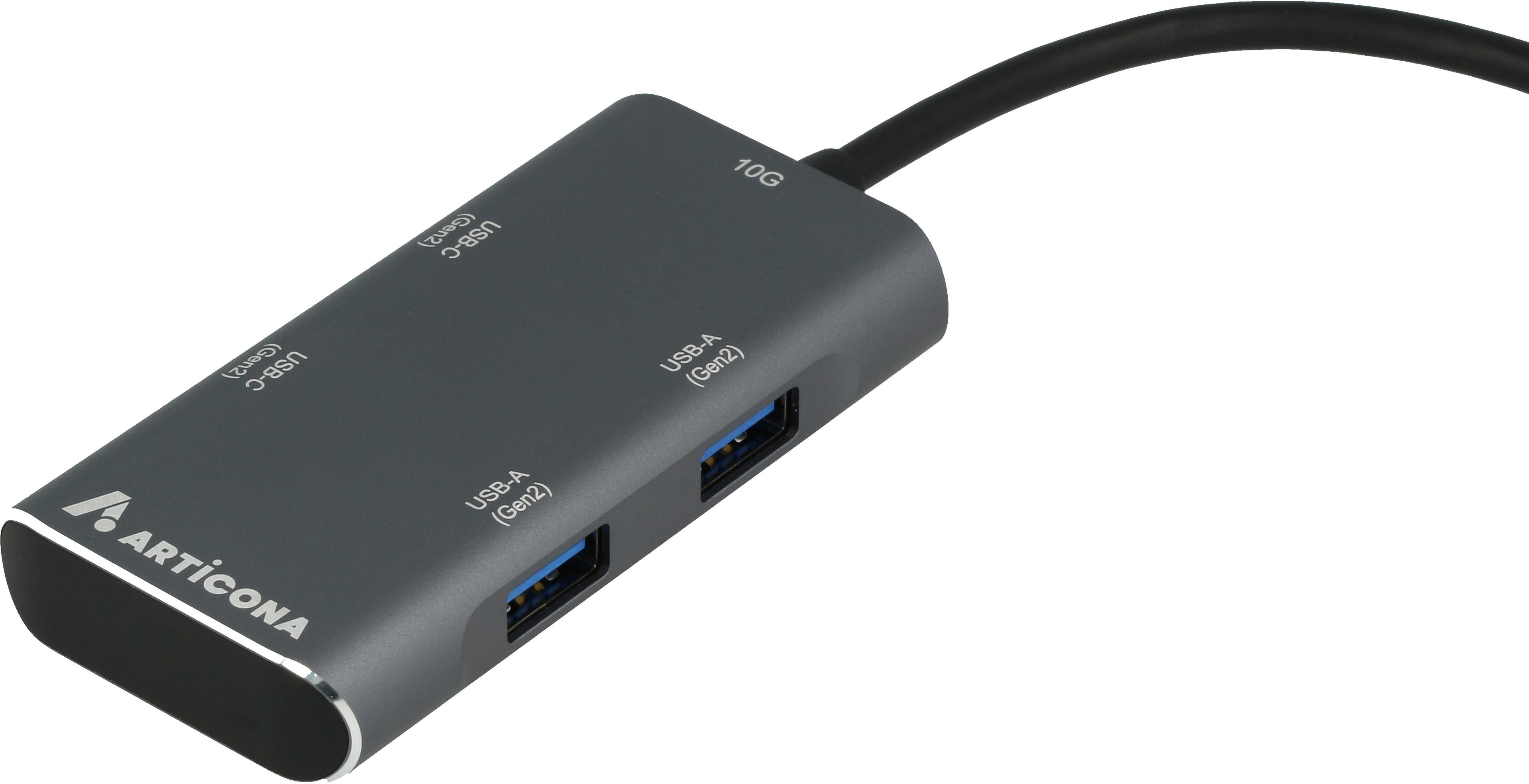 ARTICONA 4 portos USB-C 3.1 hub