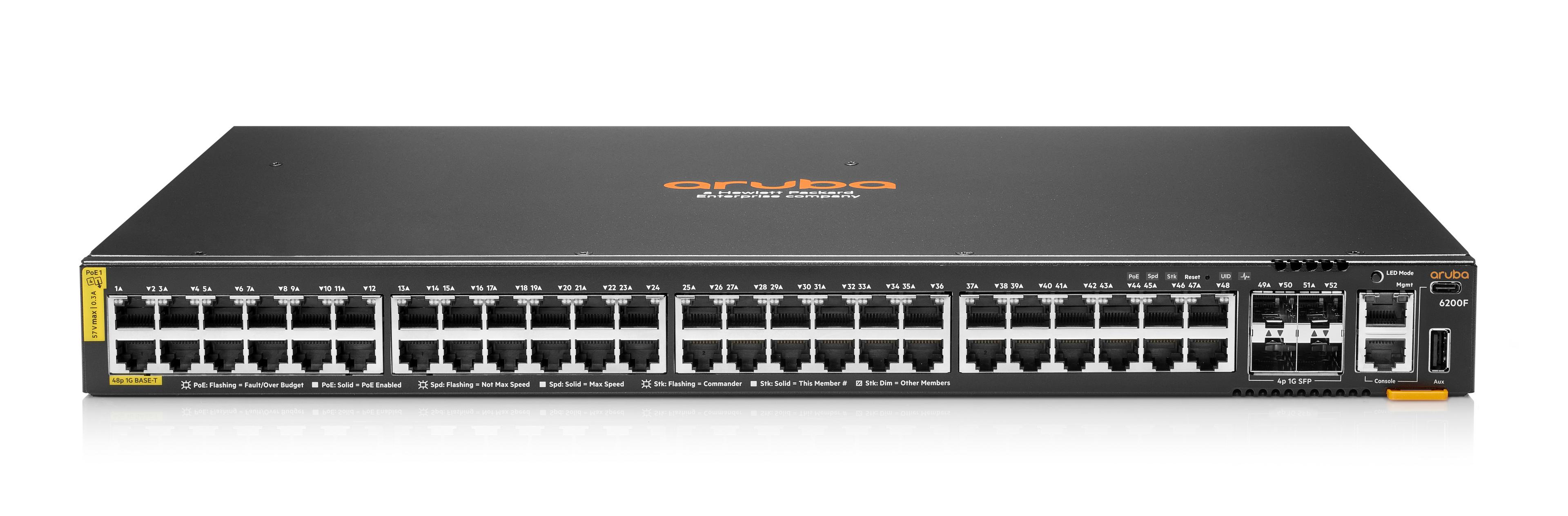 HPE Aruba 6200F 48G PoE 740 W Switch