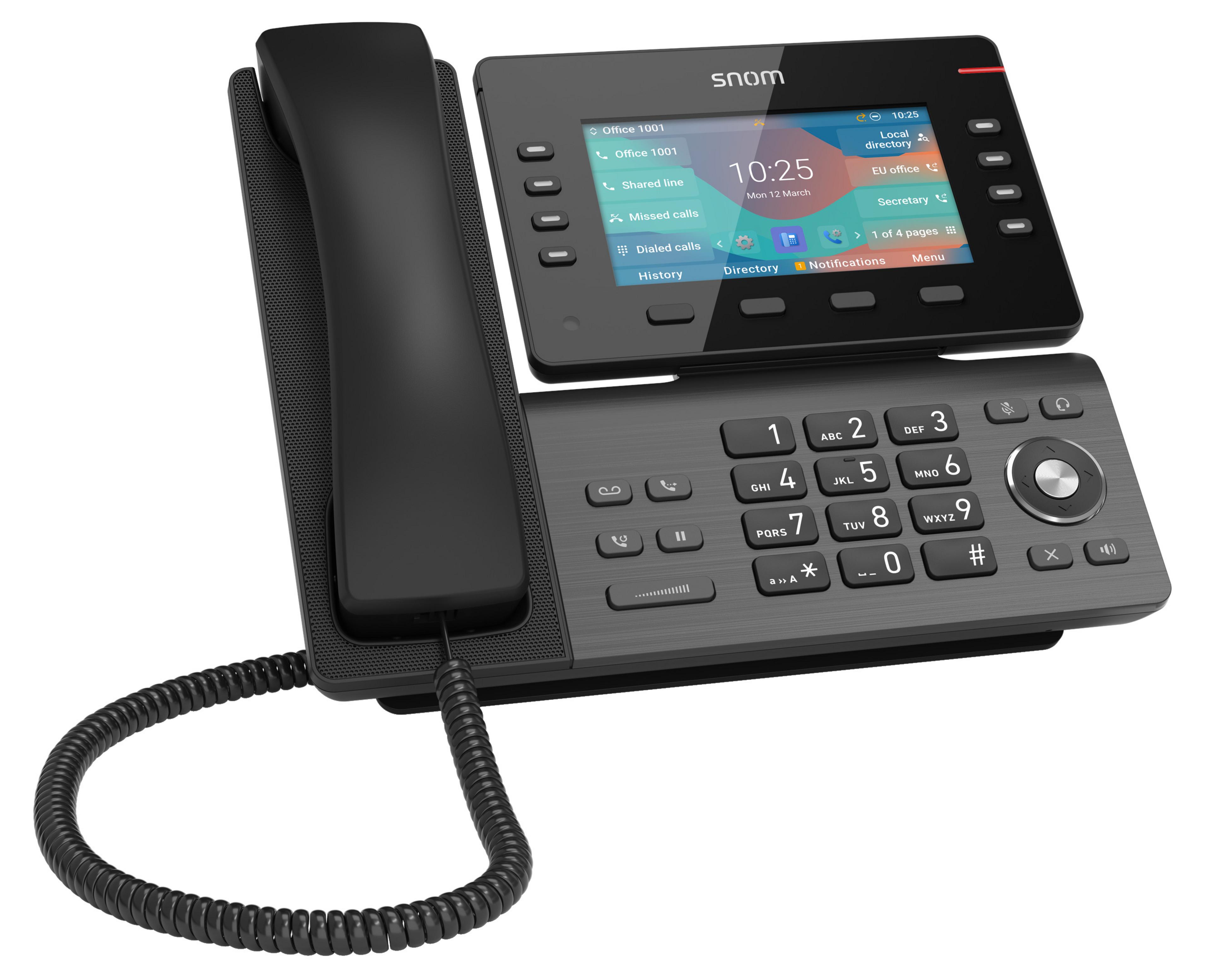 Snom D862 IP Desk Phone Black