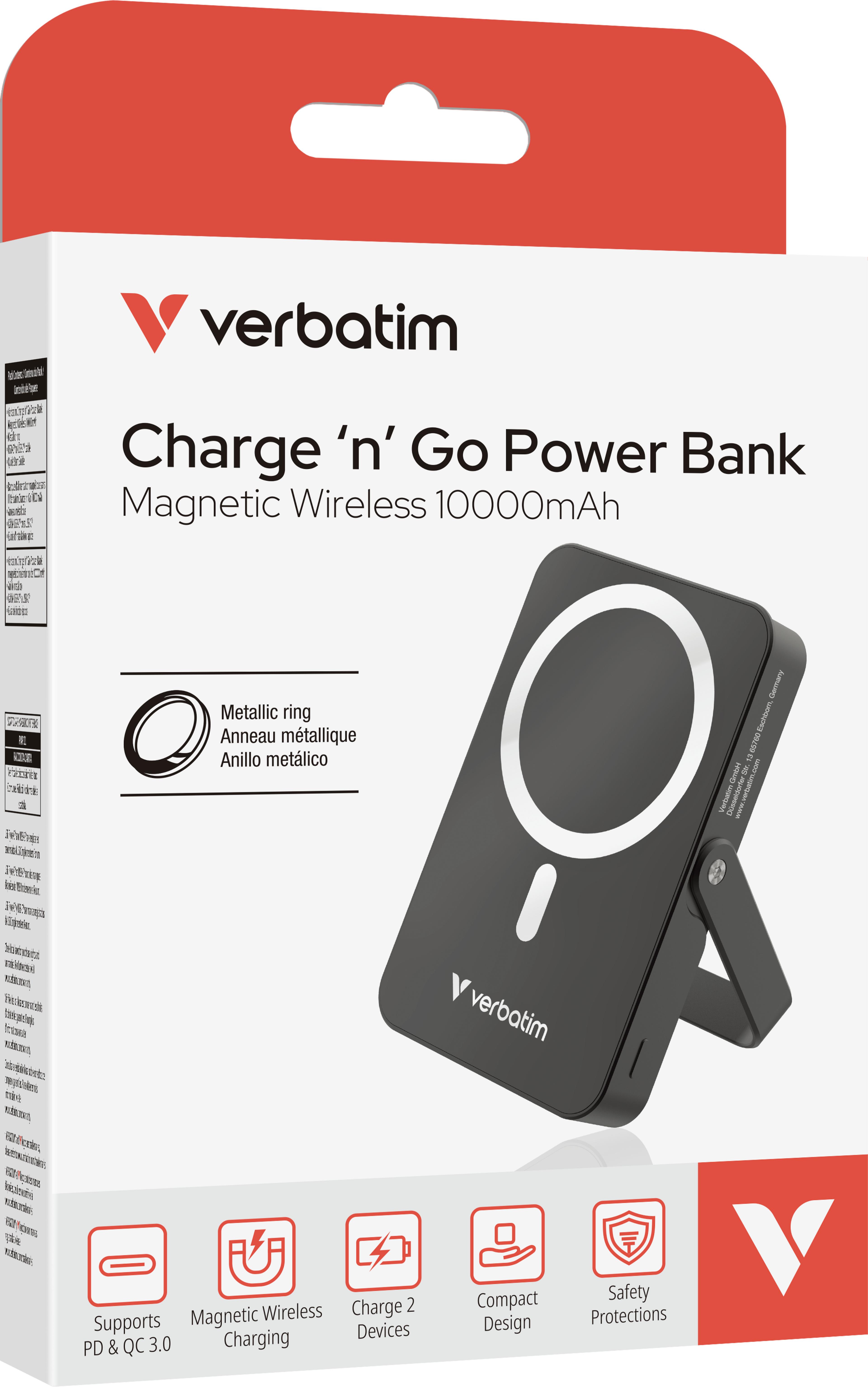 Bat. externa Verbatim 10.000mAh USB ng