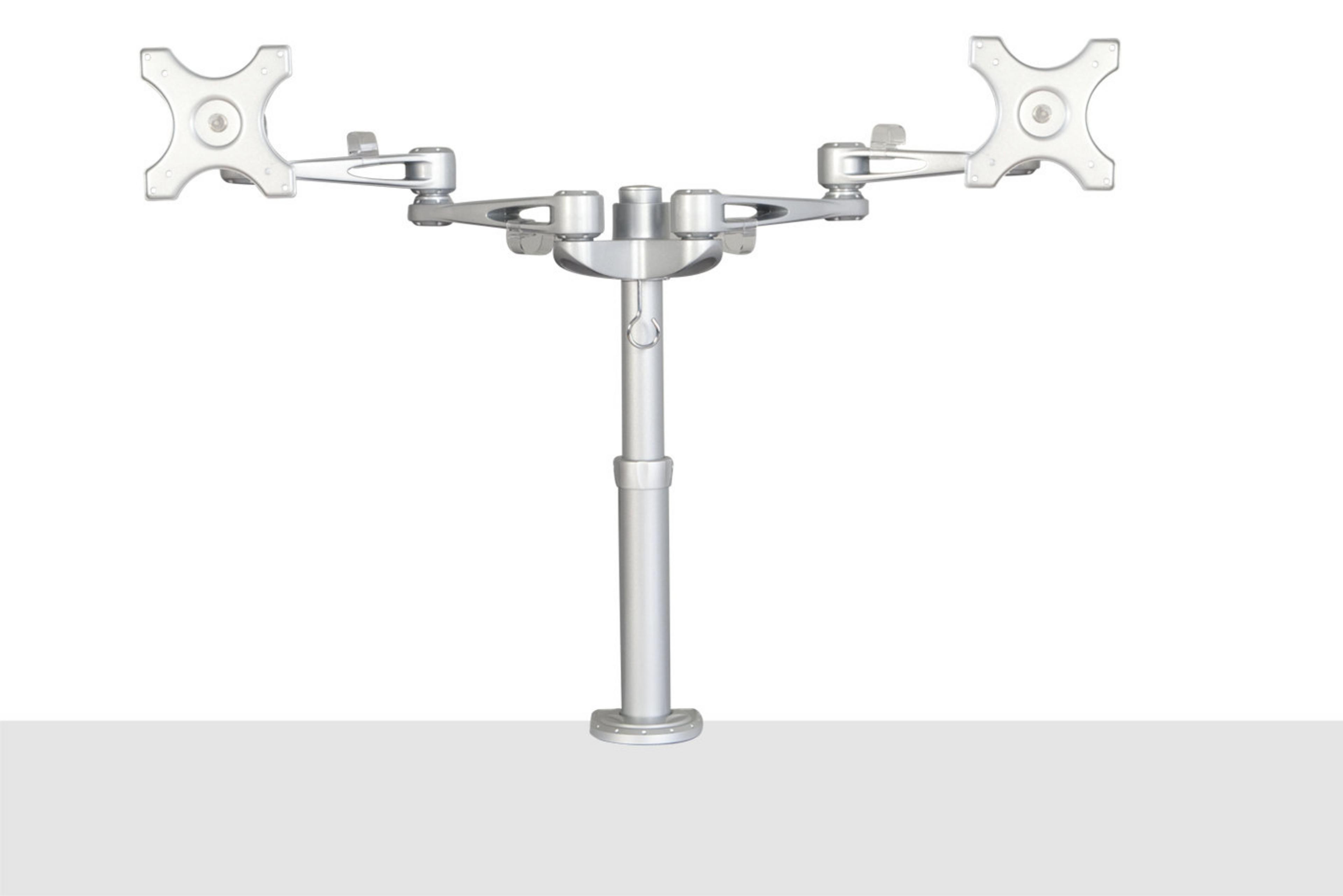 ARTICONA Dual LCD Table Mount Silver