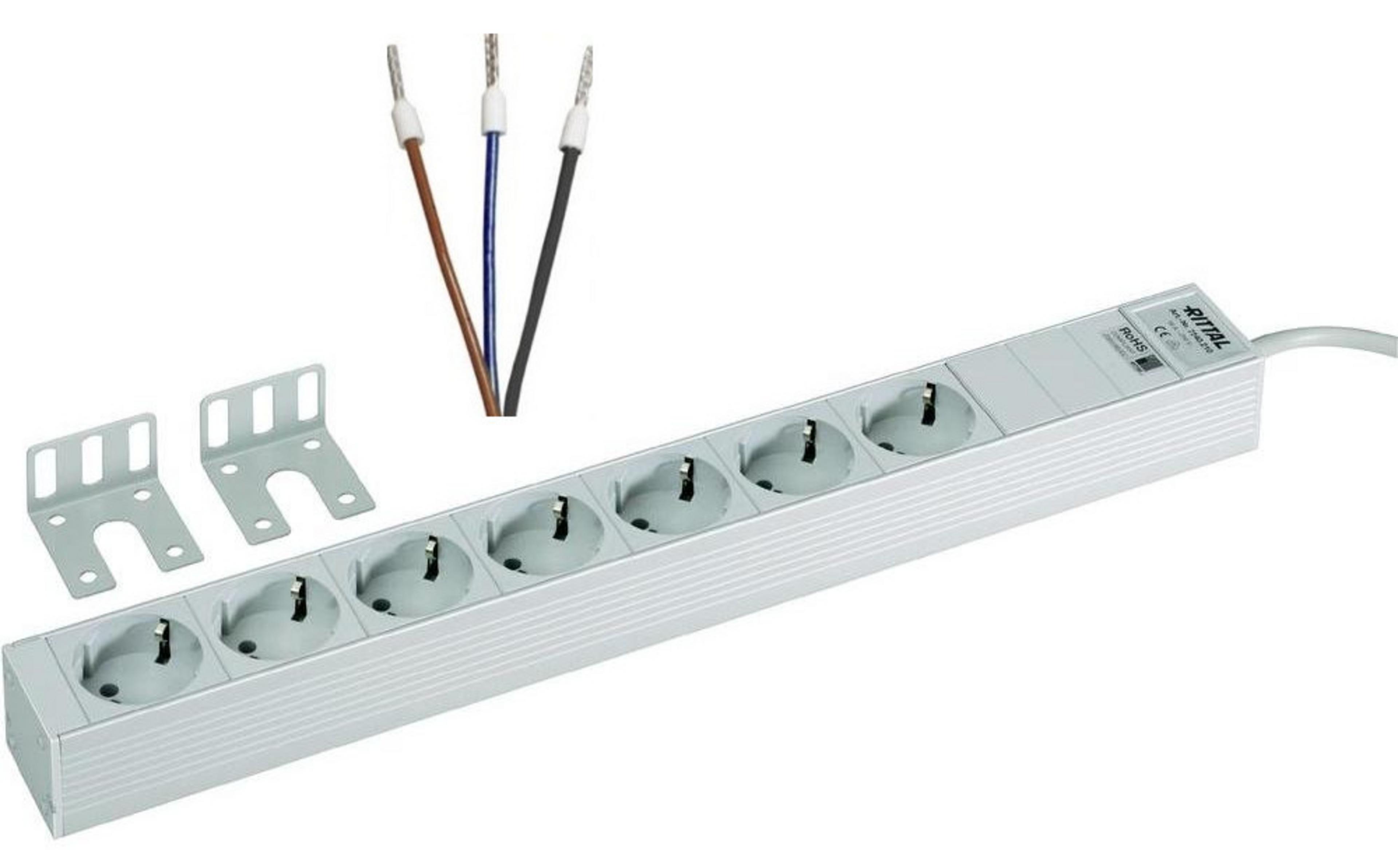 Rittal Steckdosenleiste 7fach, Schuko