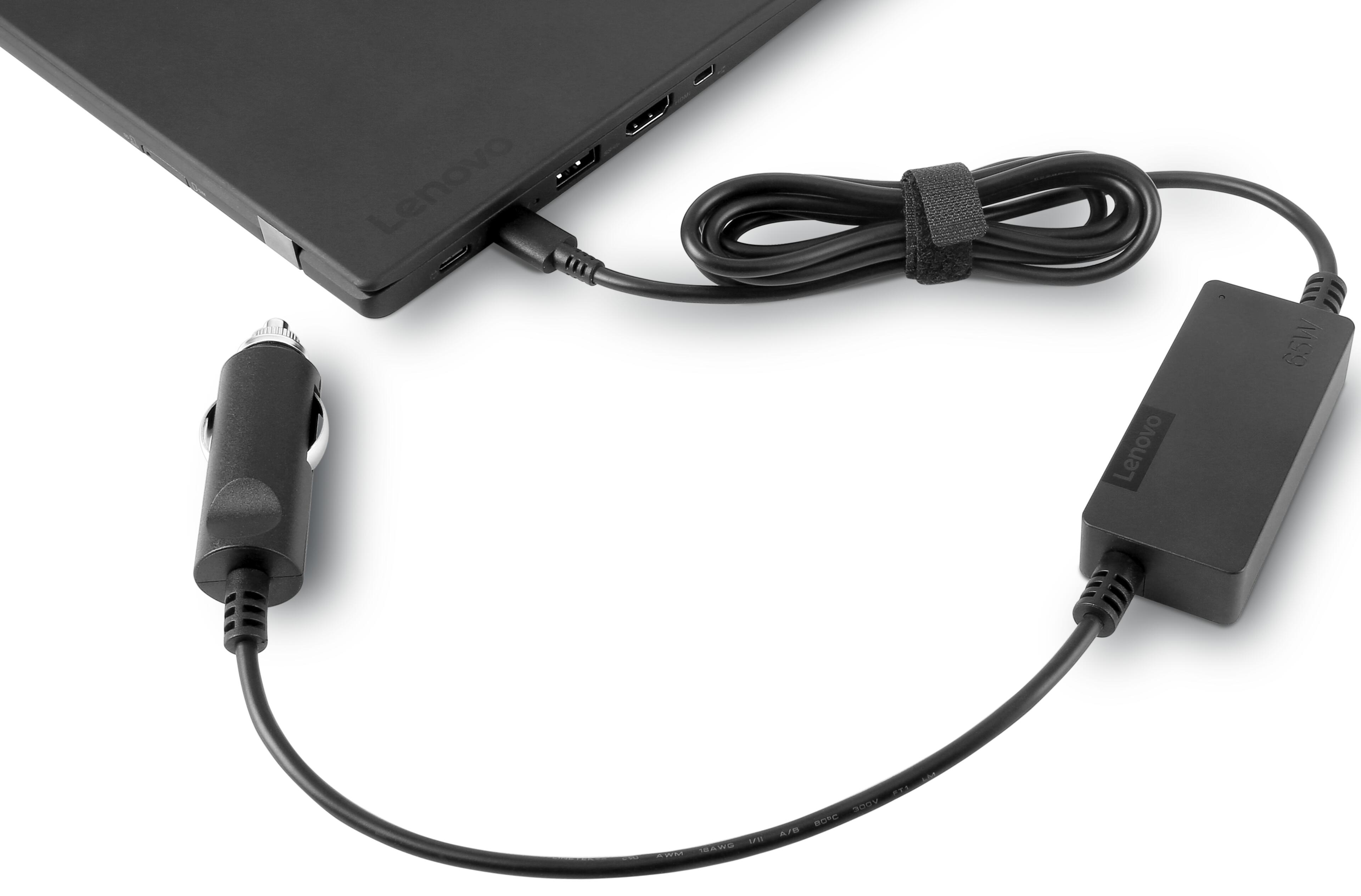 Lenovo 65 W USB-C DC Kfz-Reisenetzteil