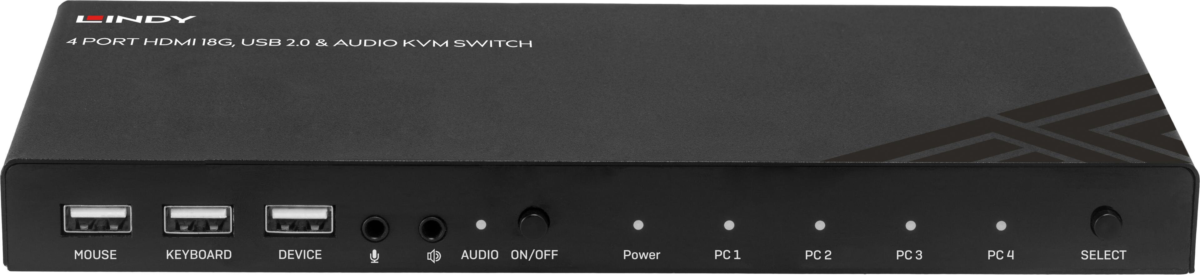 Switch KVM LINDY 4 ports HDMI