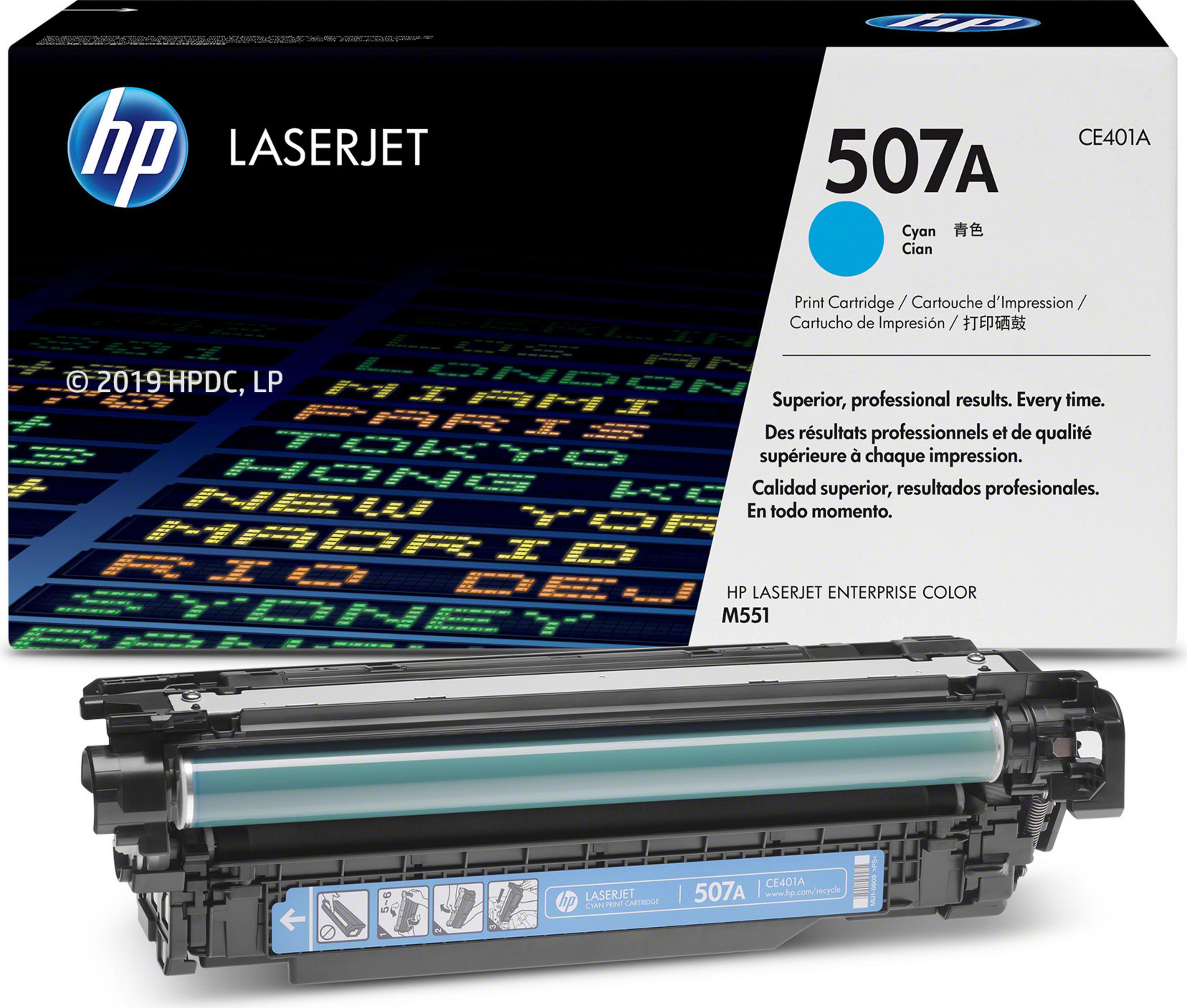 HP 507A Toner Cyan