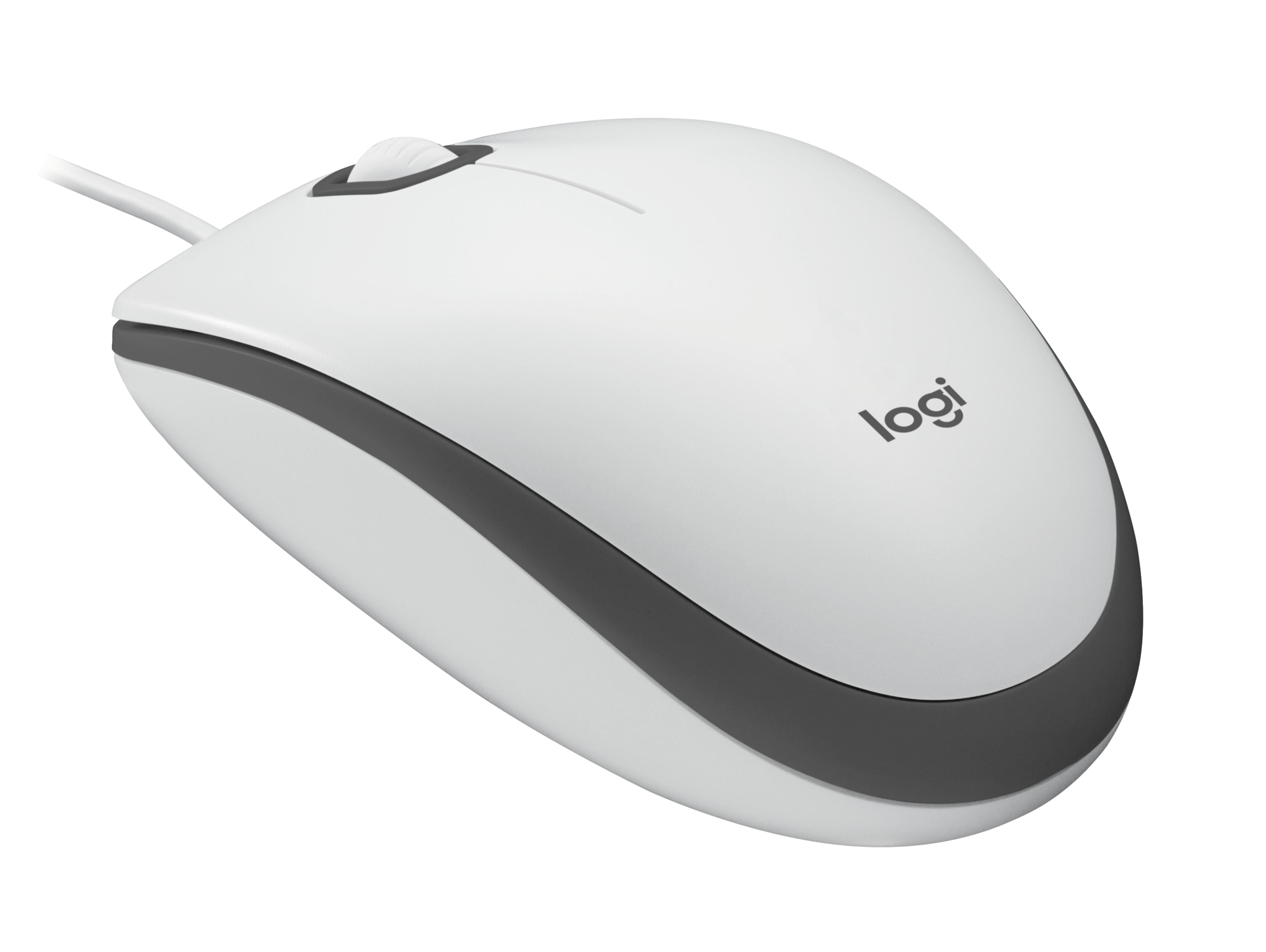 Logitech M100 Mouse White
