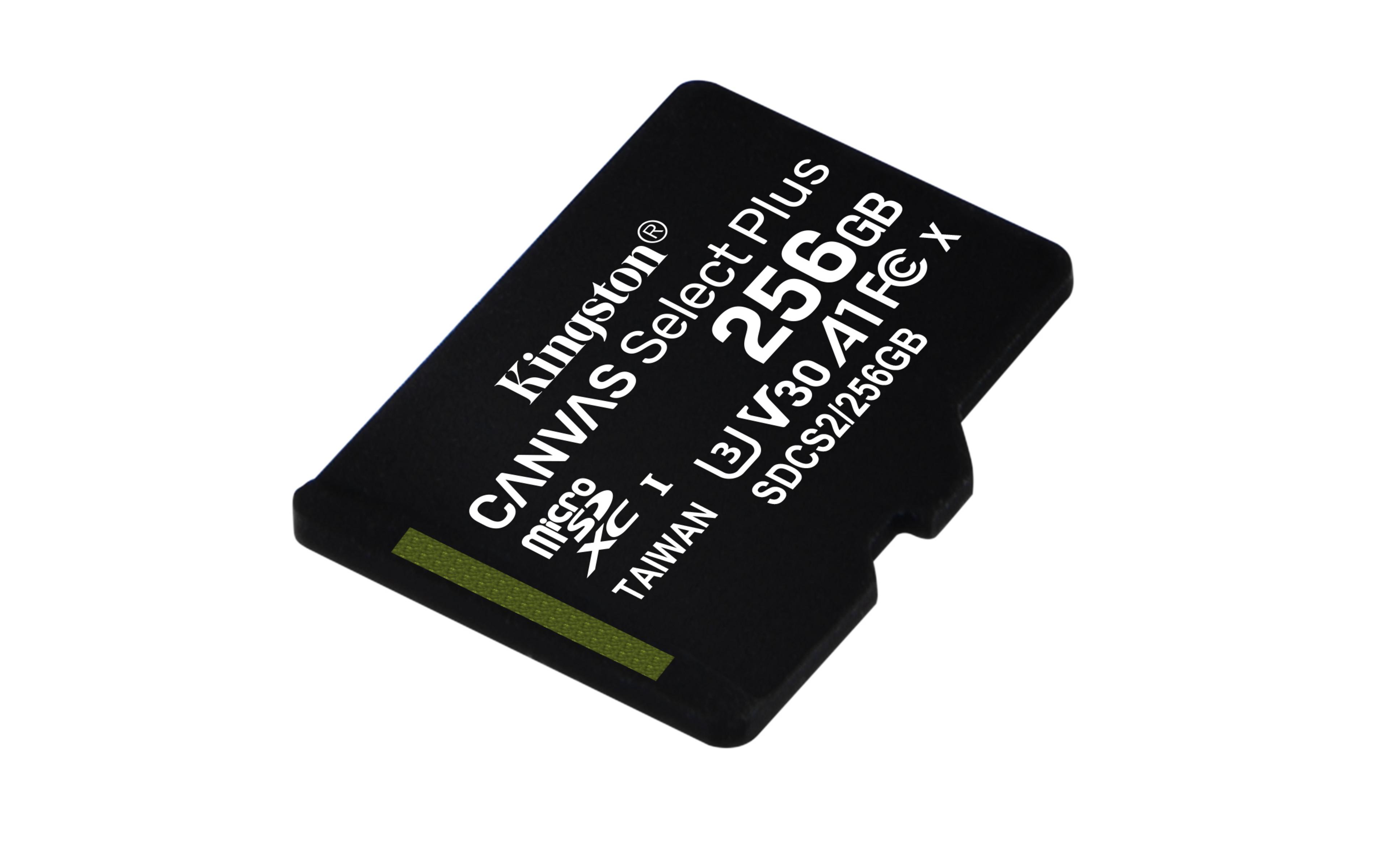 MicroSDXC 256 Go Kingston Canvas SelectP
