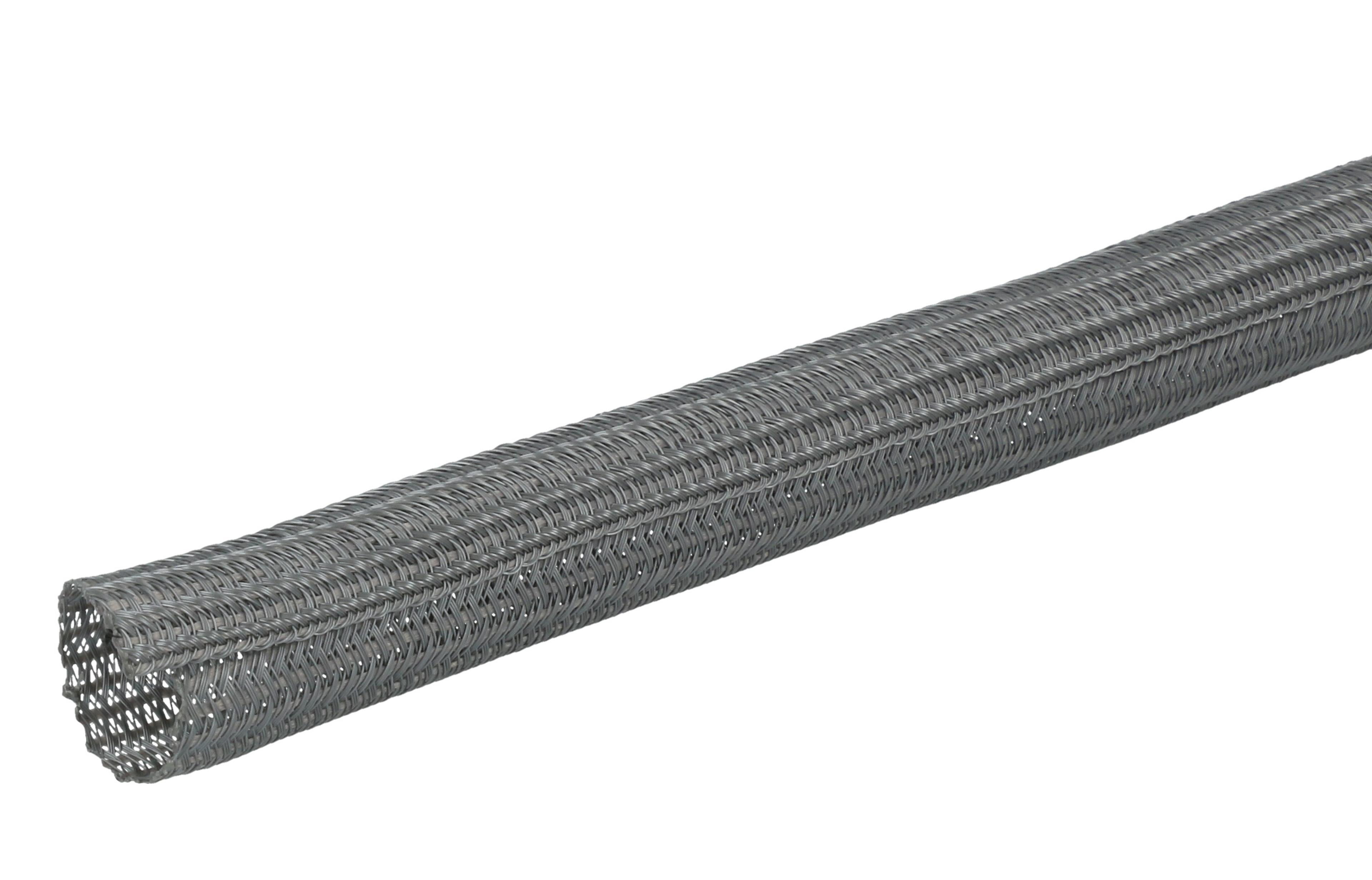 Gewebeschlauch D=19 mm 10 m grau