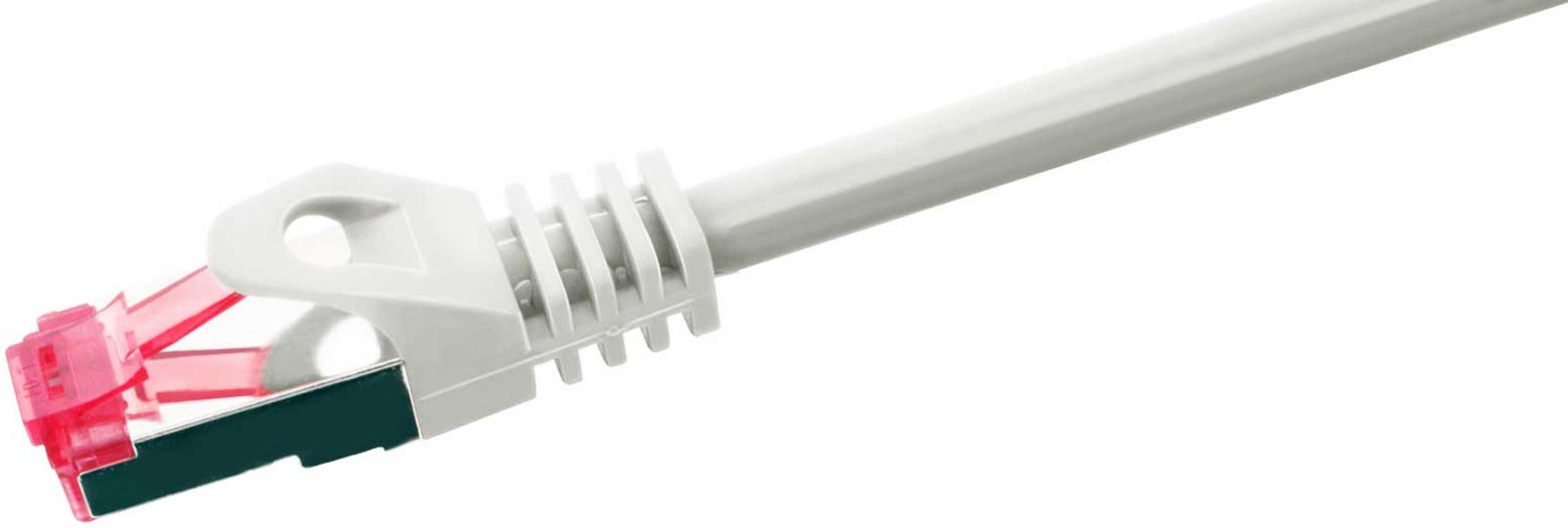 Patch Cable RJ45 S/FTP Cat6 25m White