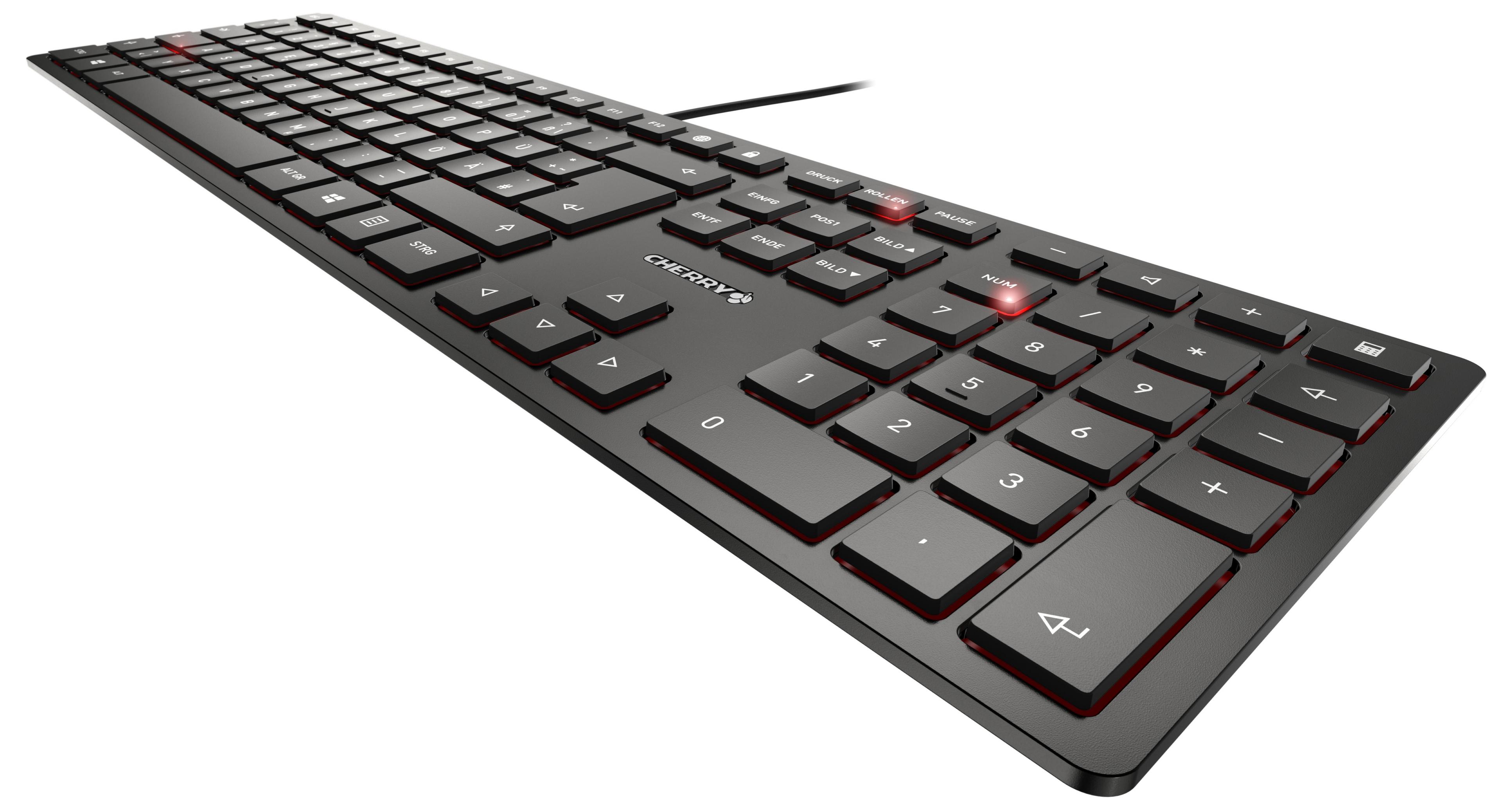 Clavier CHERRY KC 6000 SLIM, noir