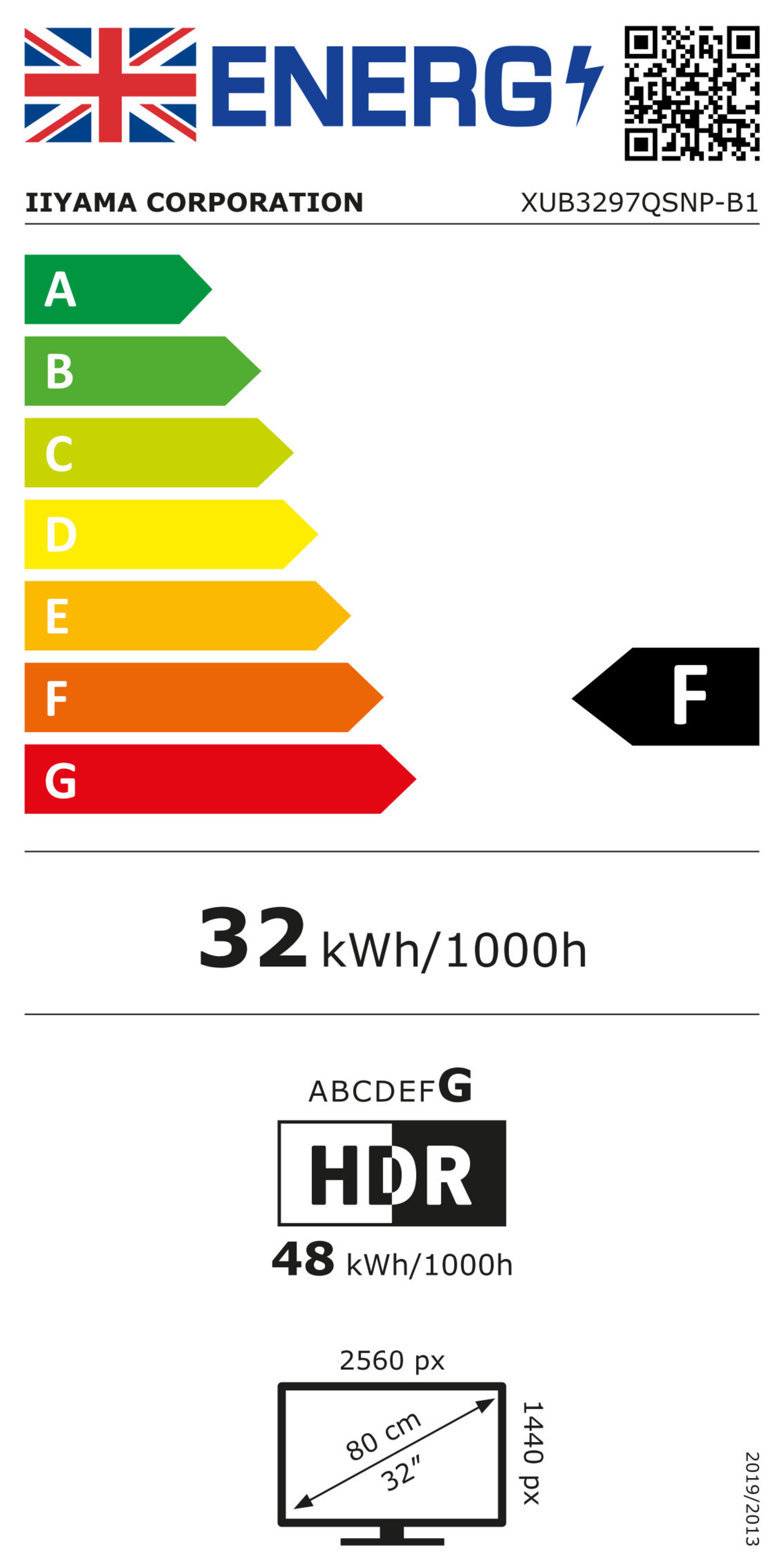 iiyama ProLite XUB3297QSNP-B1 Monitor