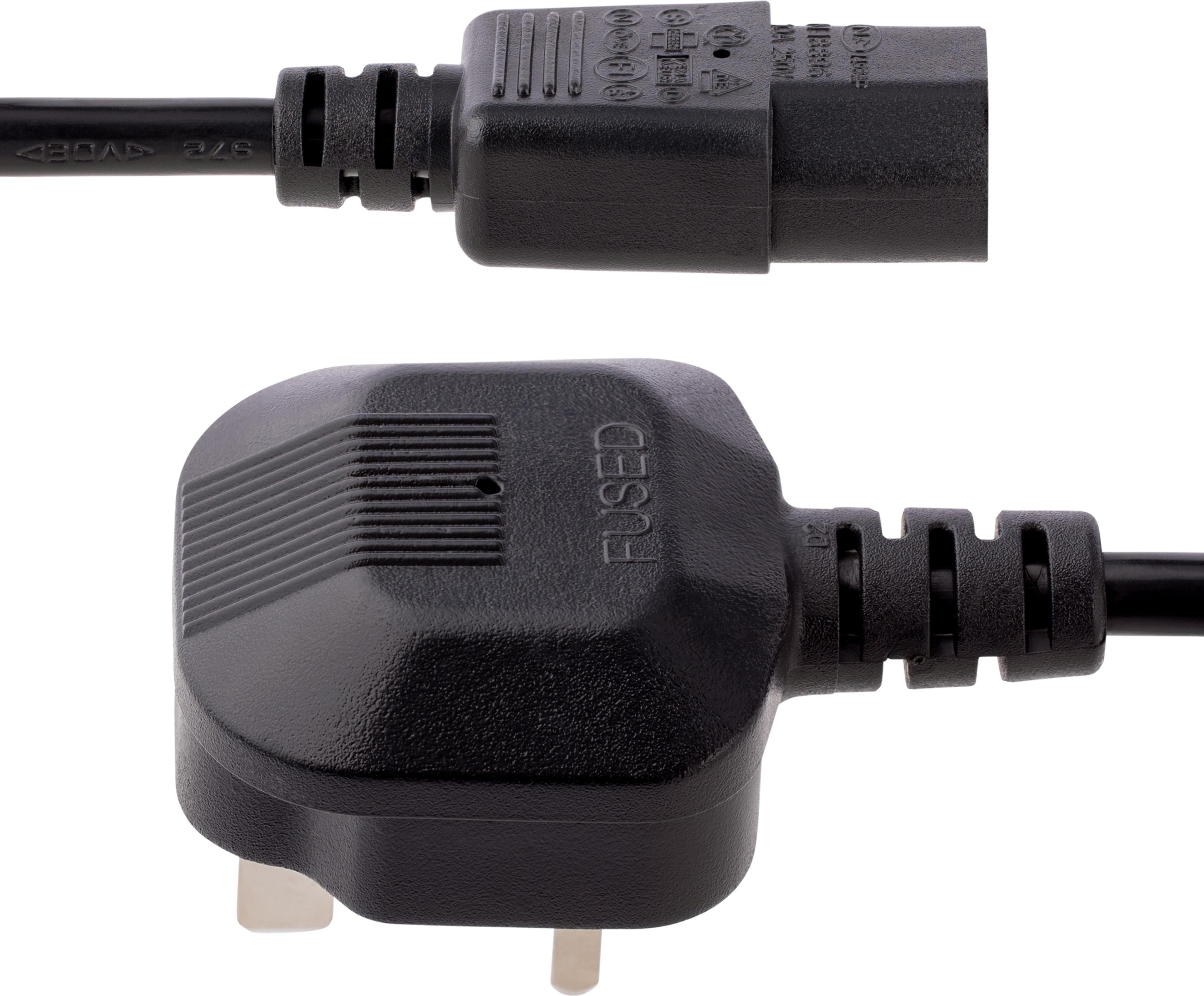 Power Cable Local/m - C13 1m Black