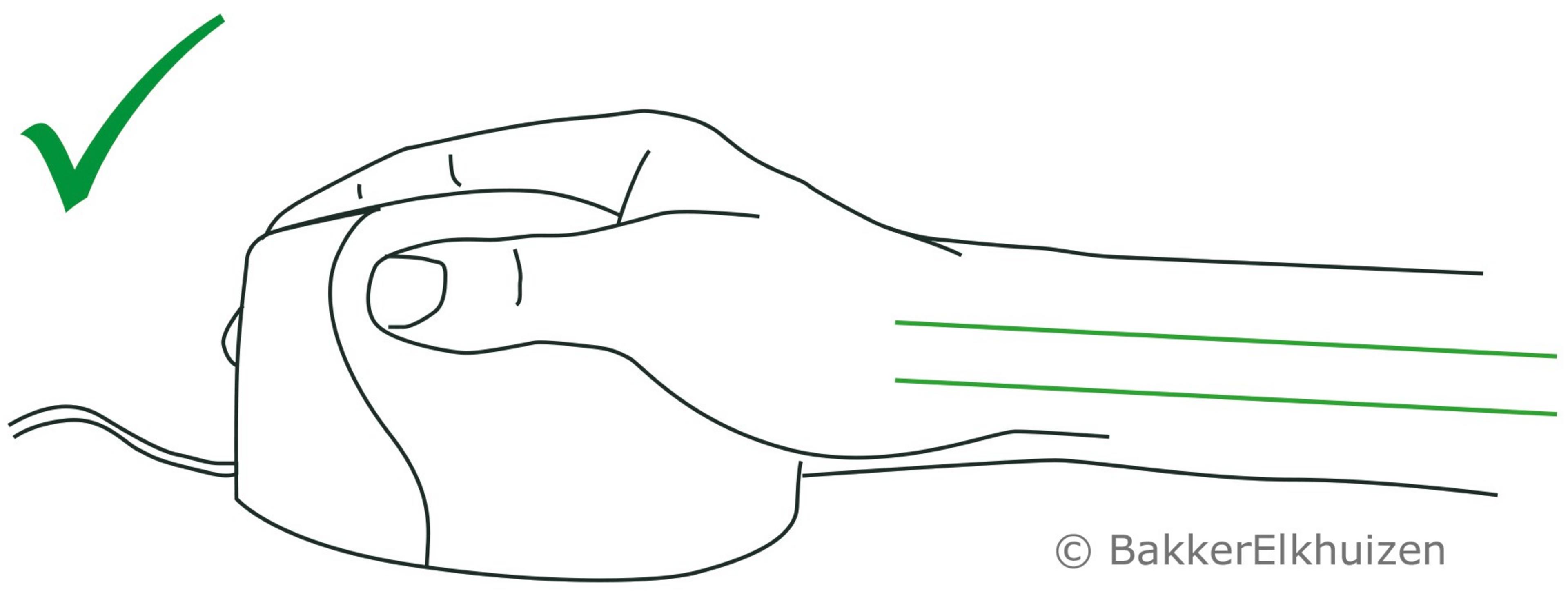 Bakker Evoluent 4 Vertikalmaus S rechts