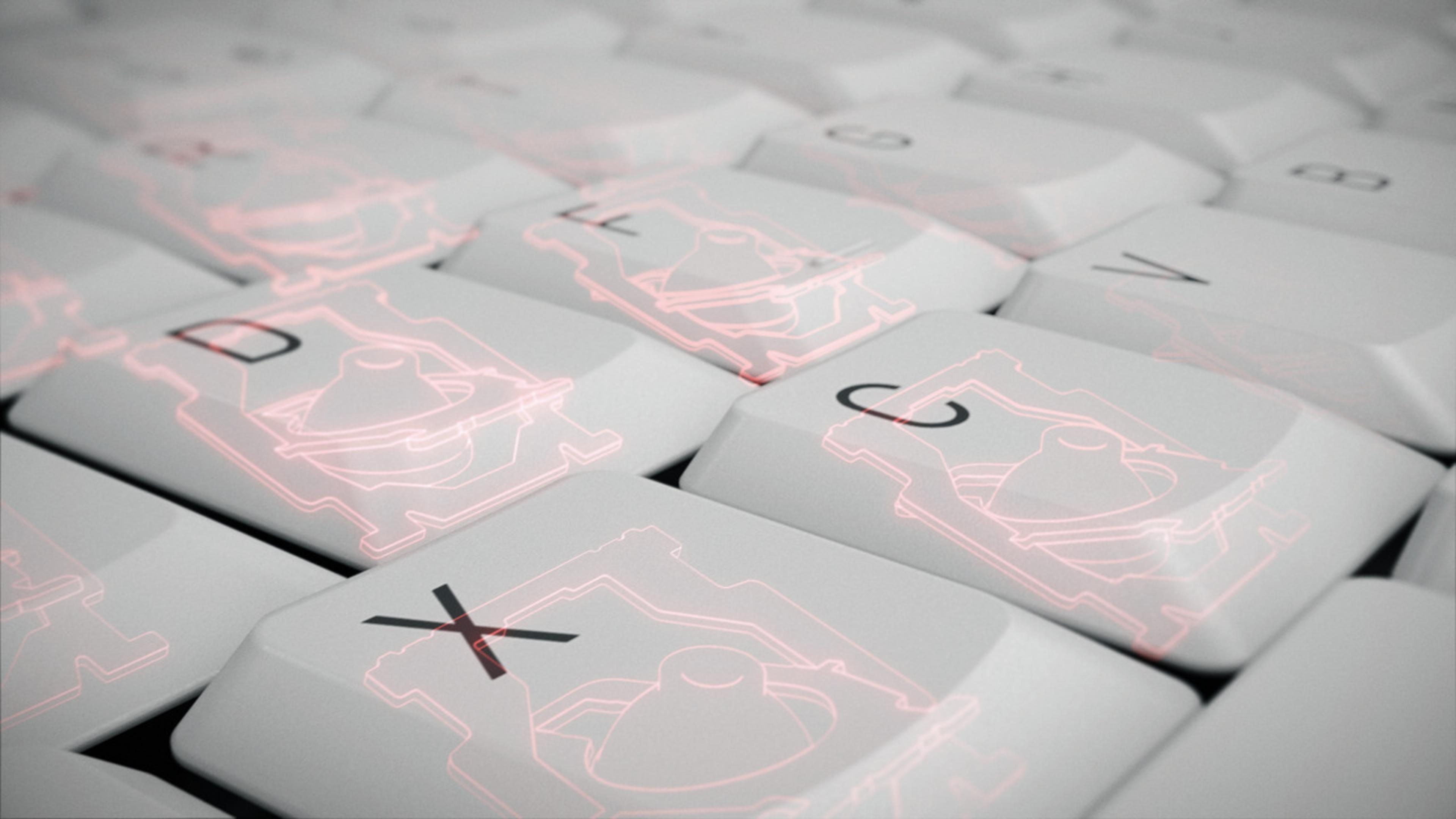 CHERRY STREAM KEYBOARD White Grey