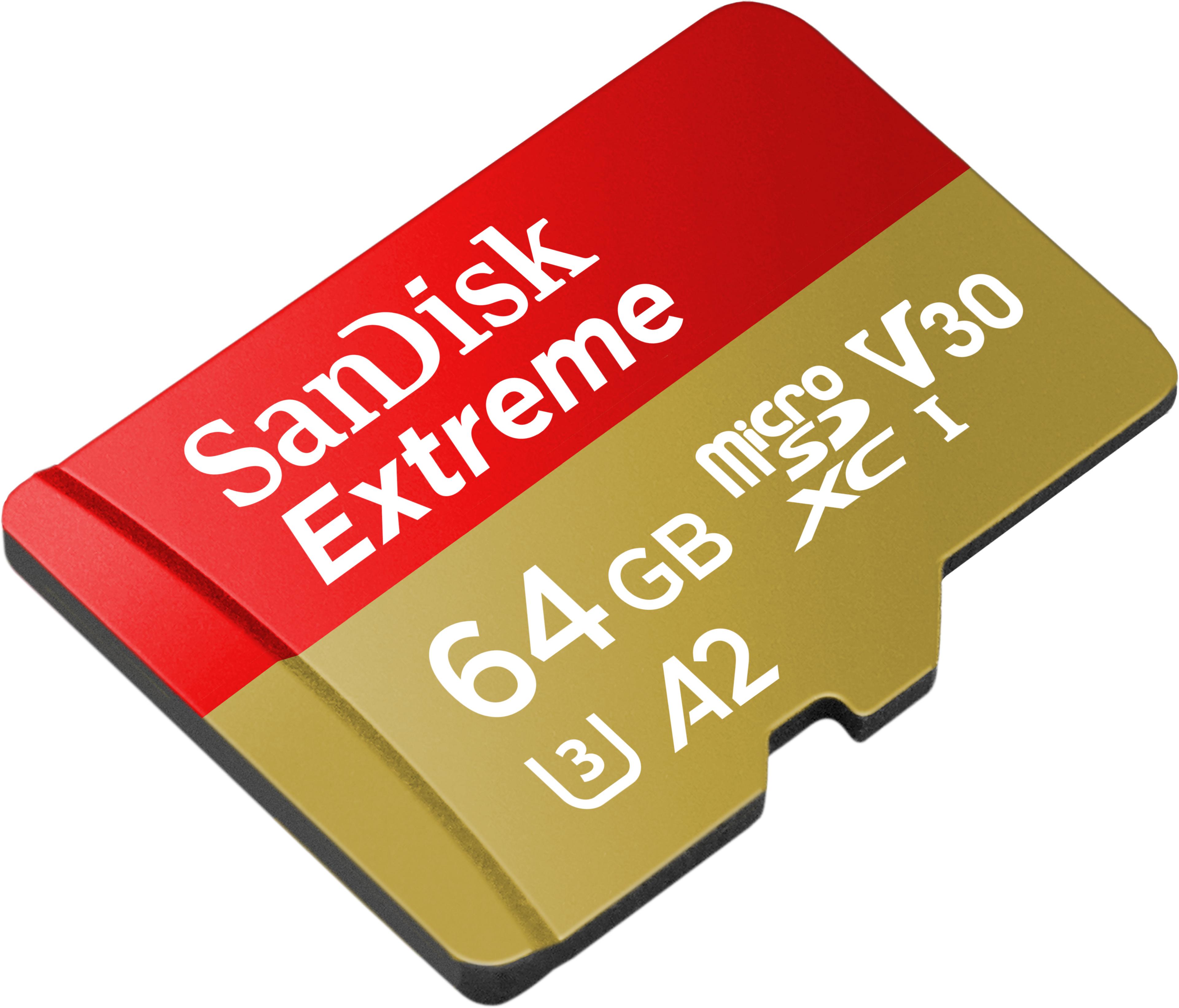 Carte microSDXC 64 Go SanDisk Extreme