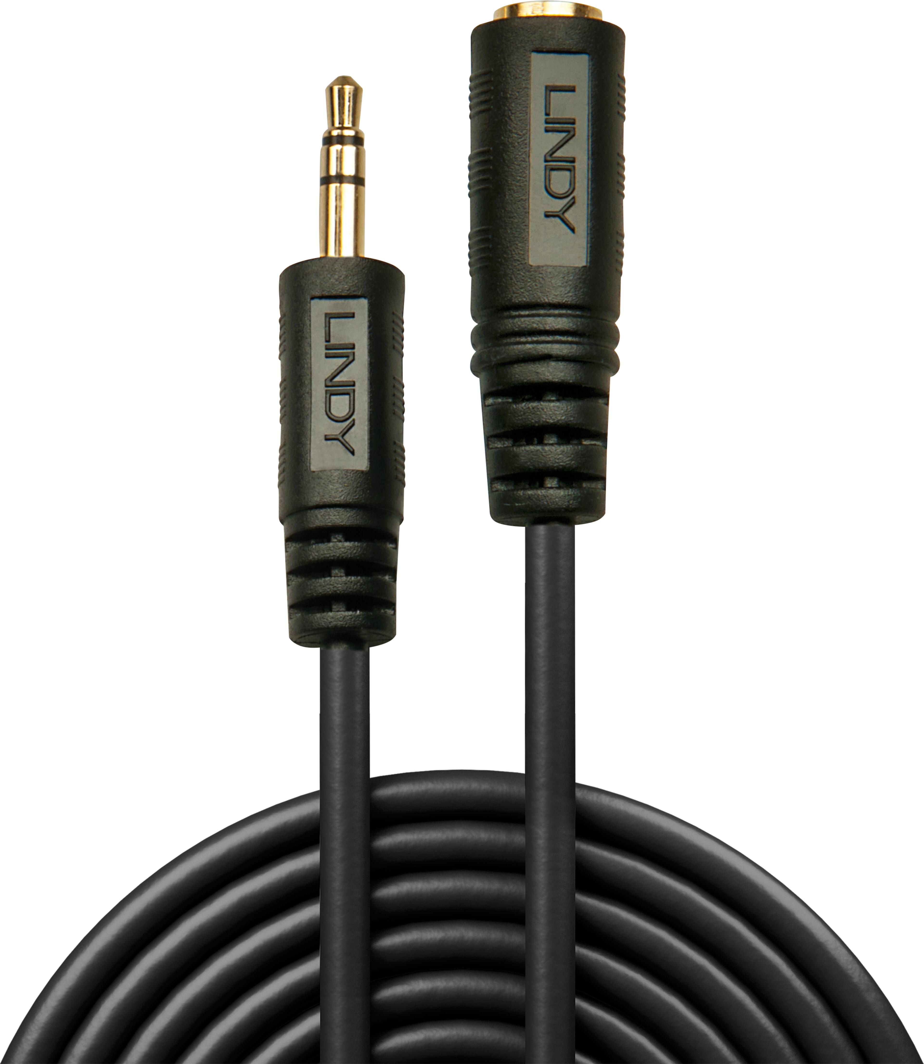 Audio Cable 3.5mm Jack/m-Jack/f 3m