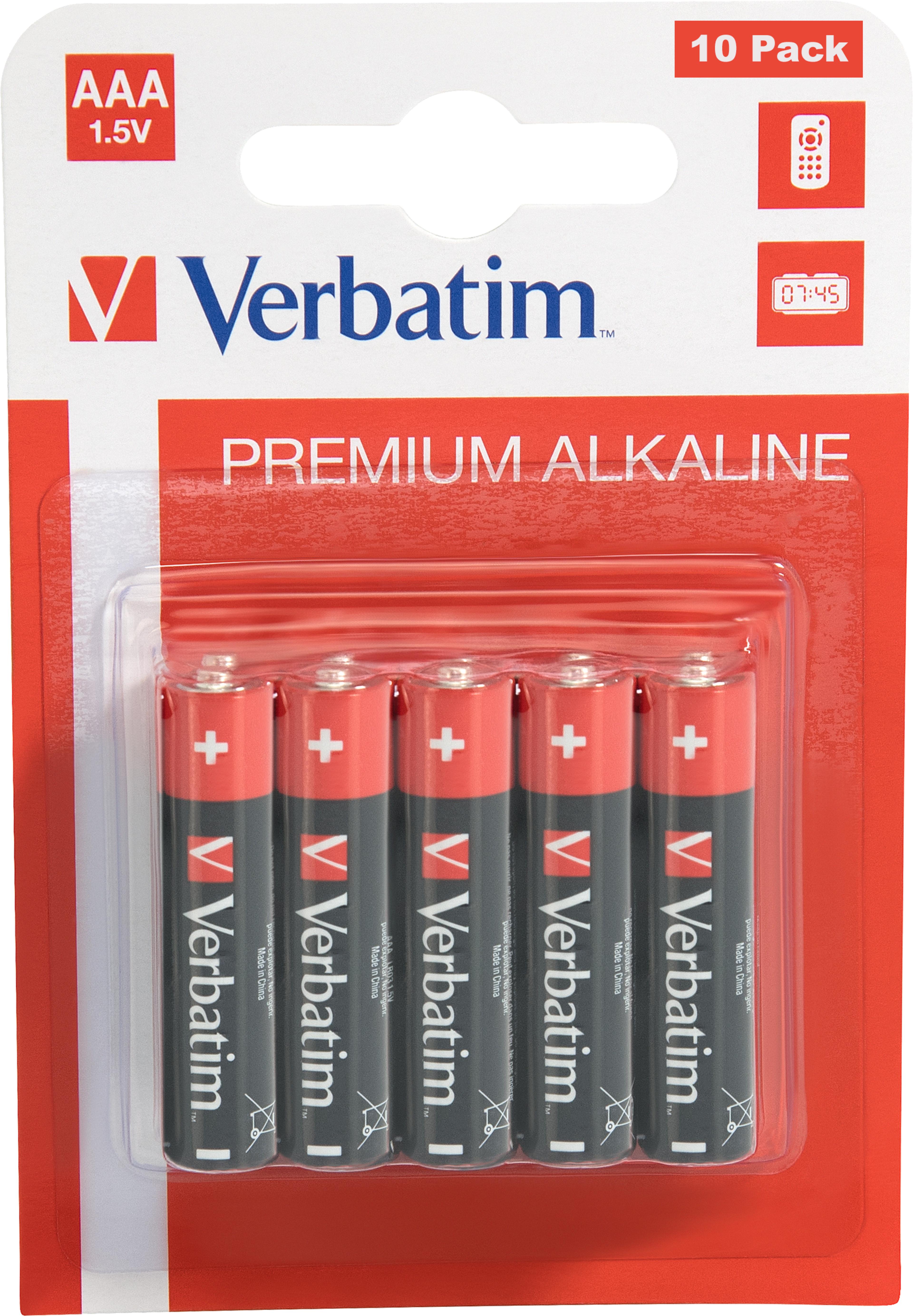 Verbatim LR03 Alkaline Batterie 10 St