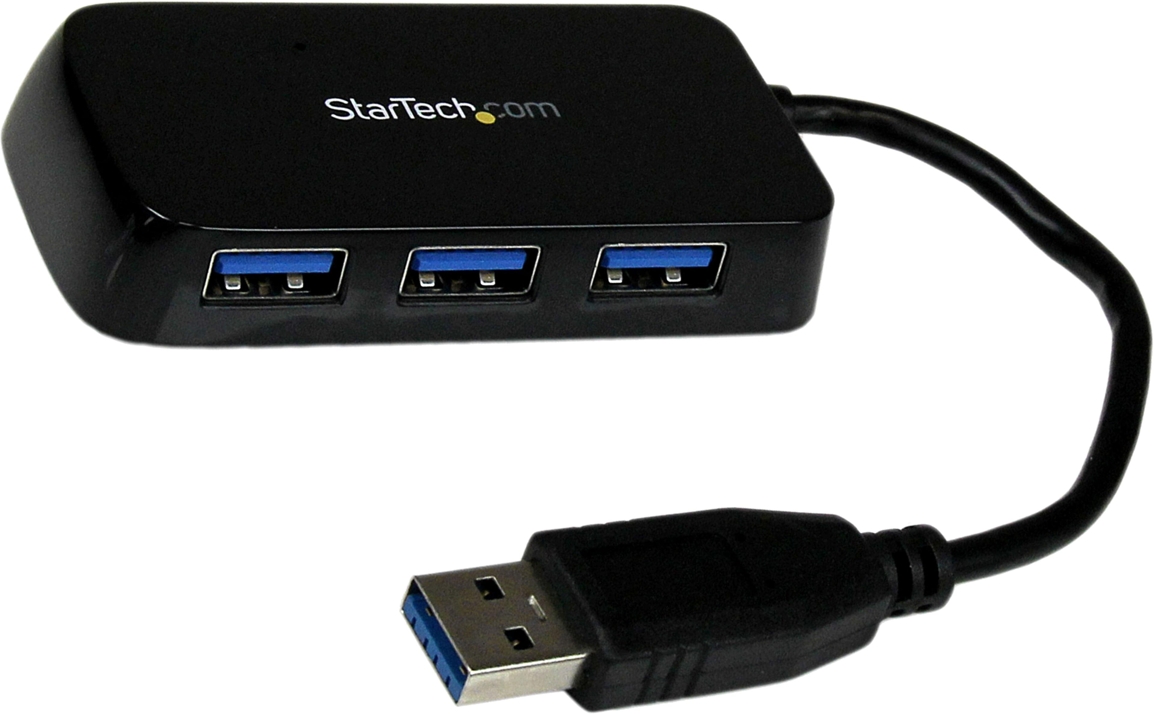 StarTech USB Hub 3.0 4-port Mini Black