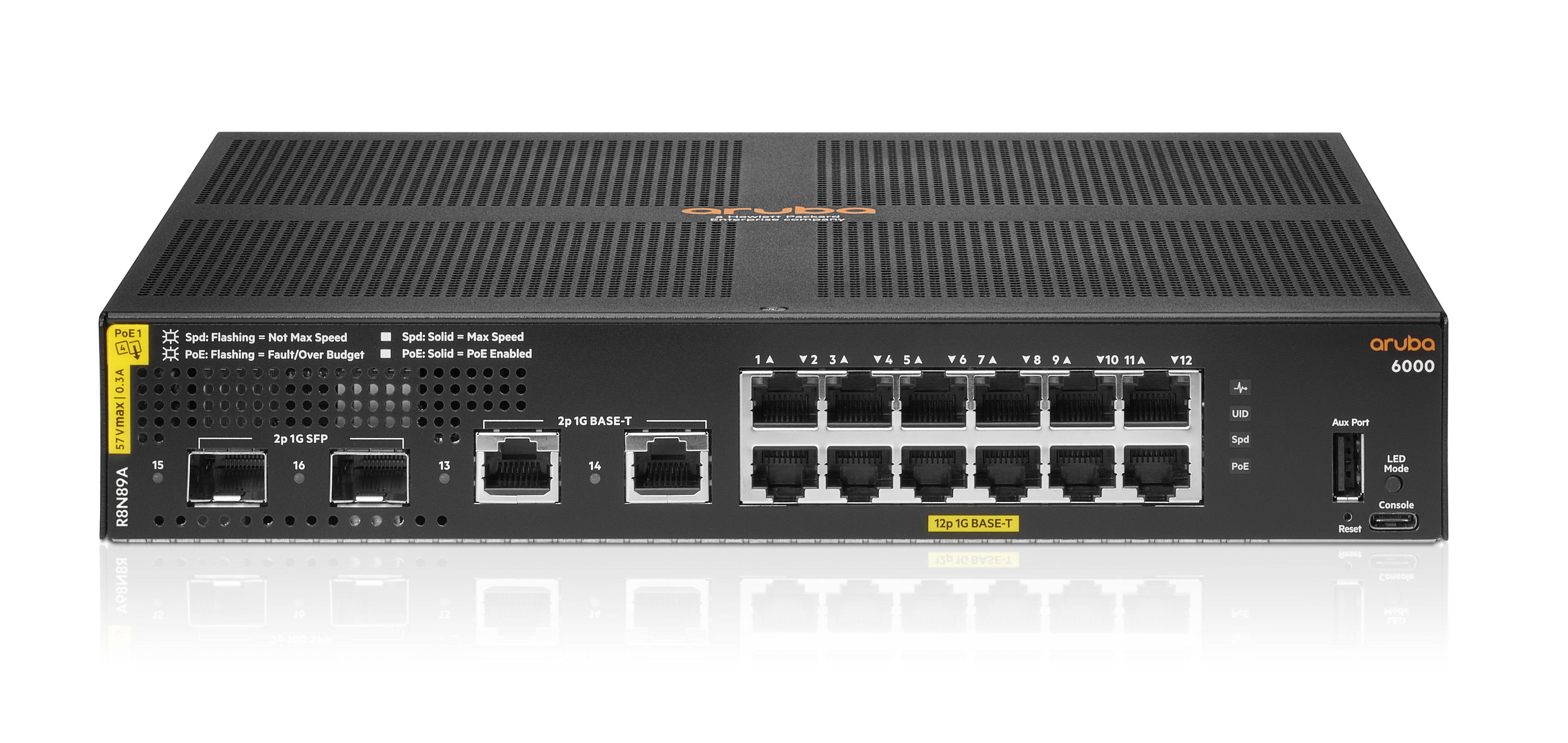 HPE Aruba 6000 12G PoE Switch