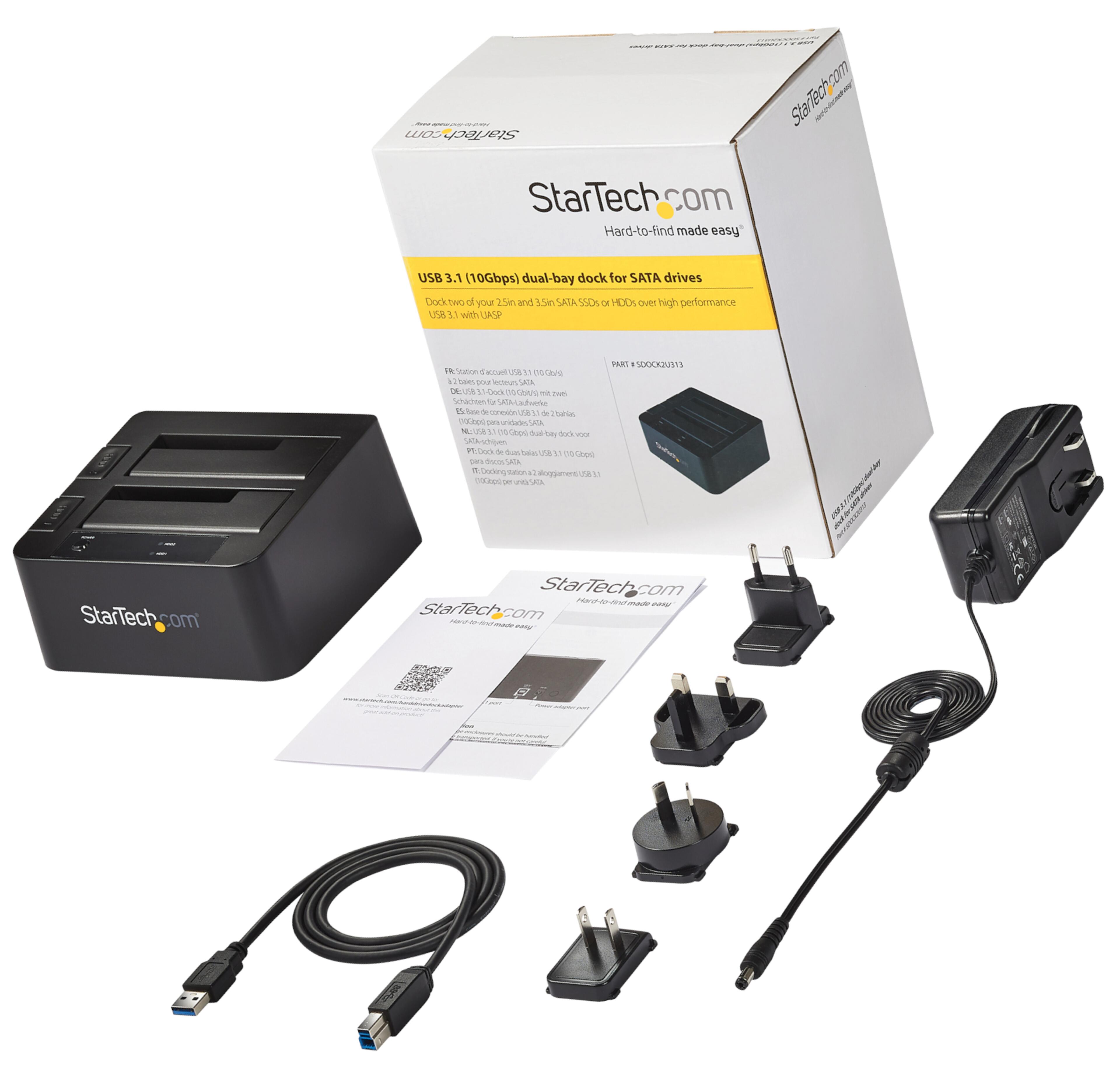 StarTech USB 2 x HDD/SSD Docking Station