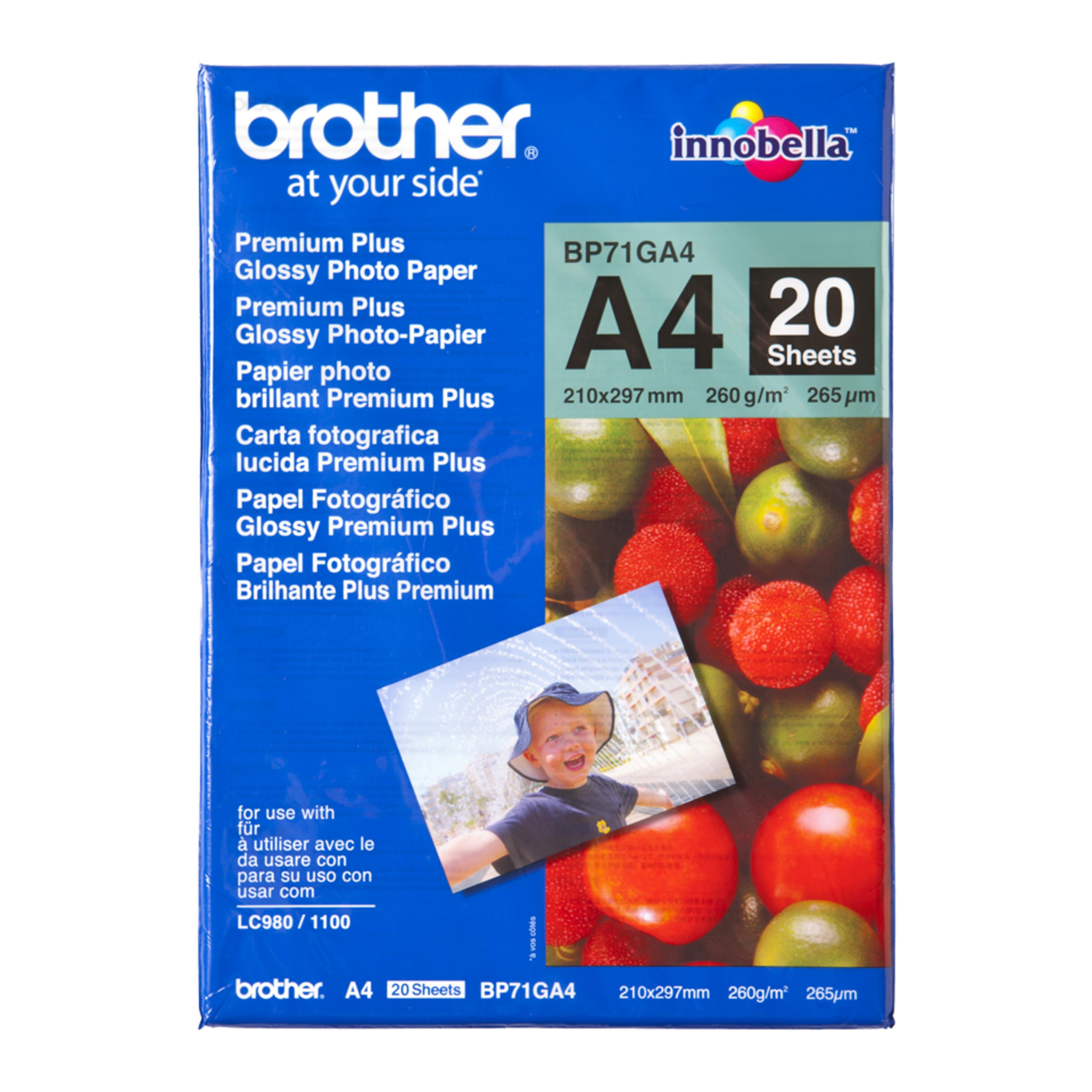 Brother BP71GA4 A4 Photo Paper Glossy