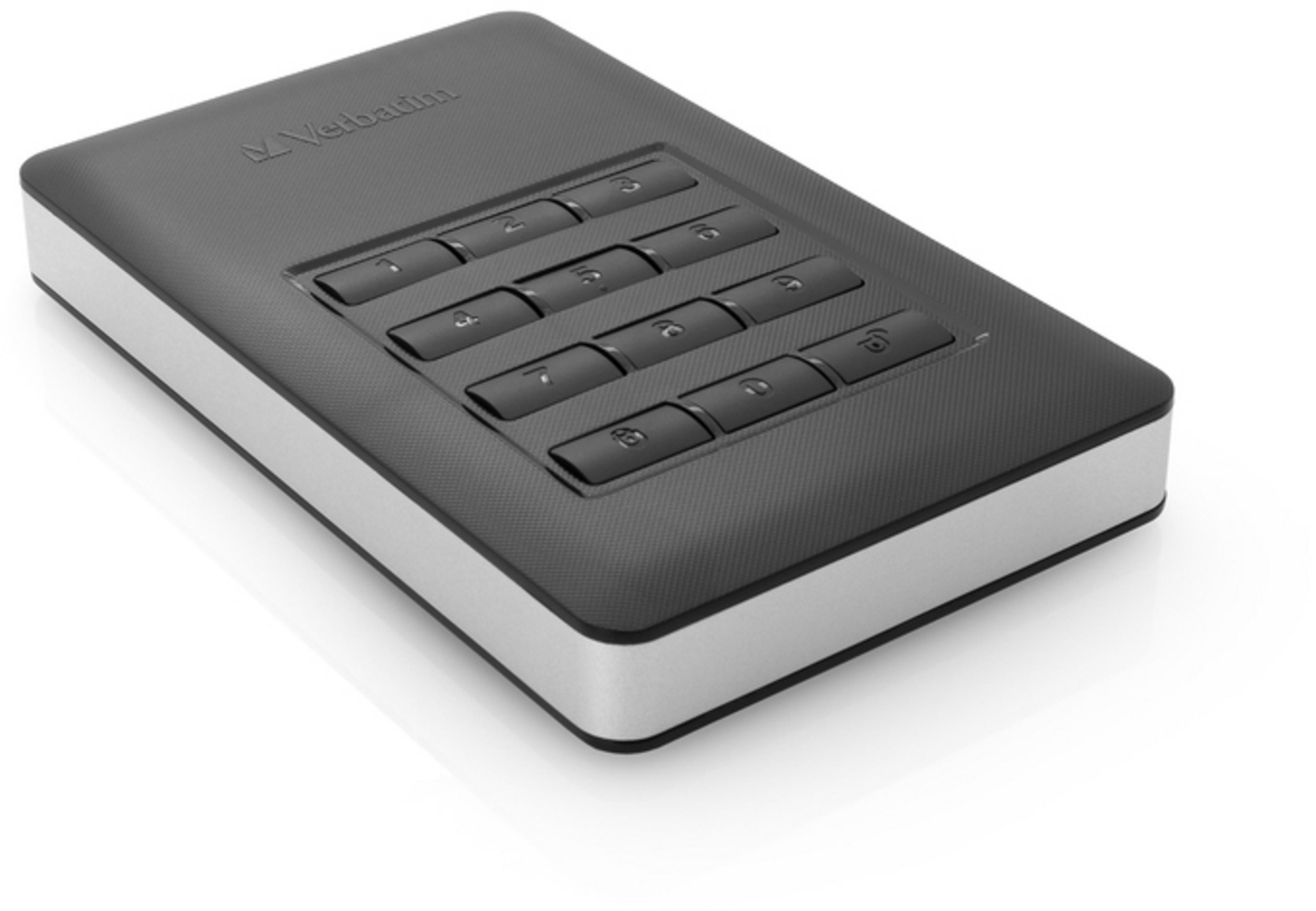 Verbatim Secure USB 3.1 HDD 2TB