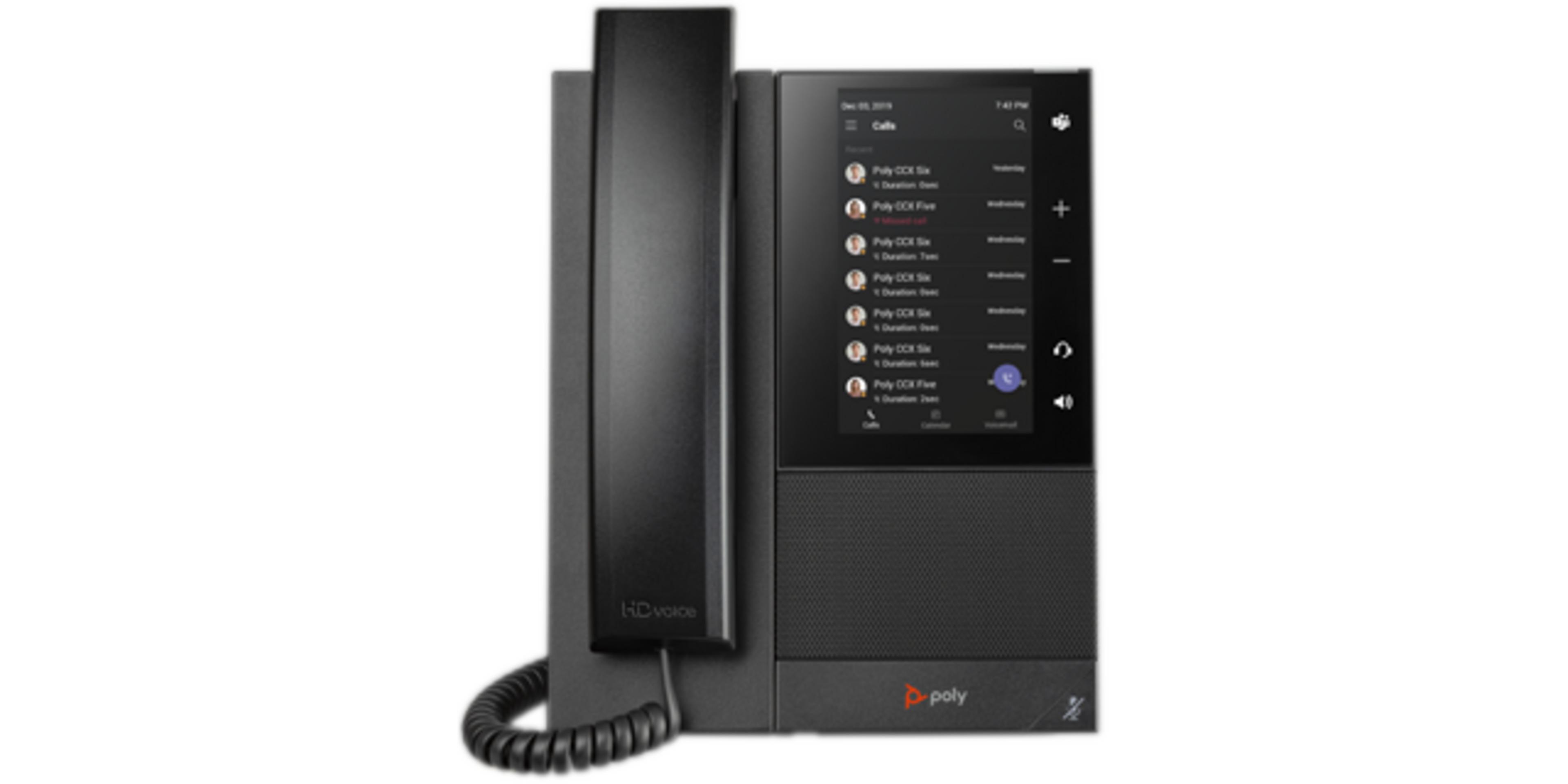 Combiné téléphone desktop Poly CCX 500