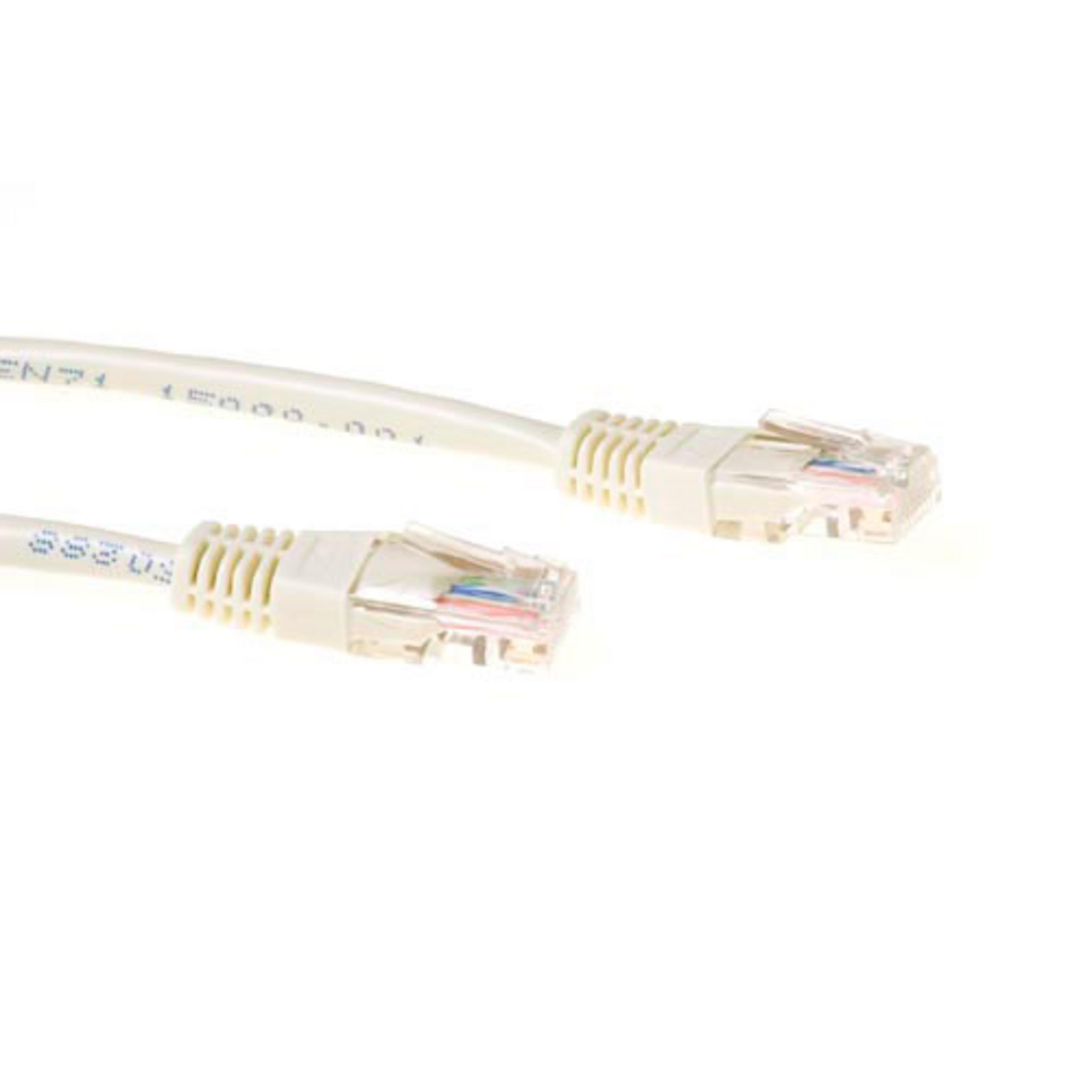 Patch Cable RJ45 U/UTP Cat5e 3m Beige