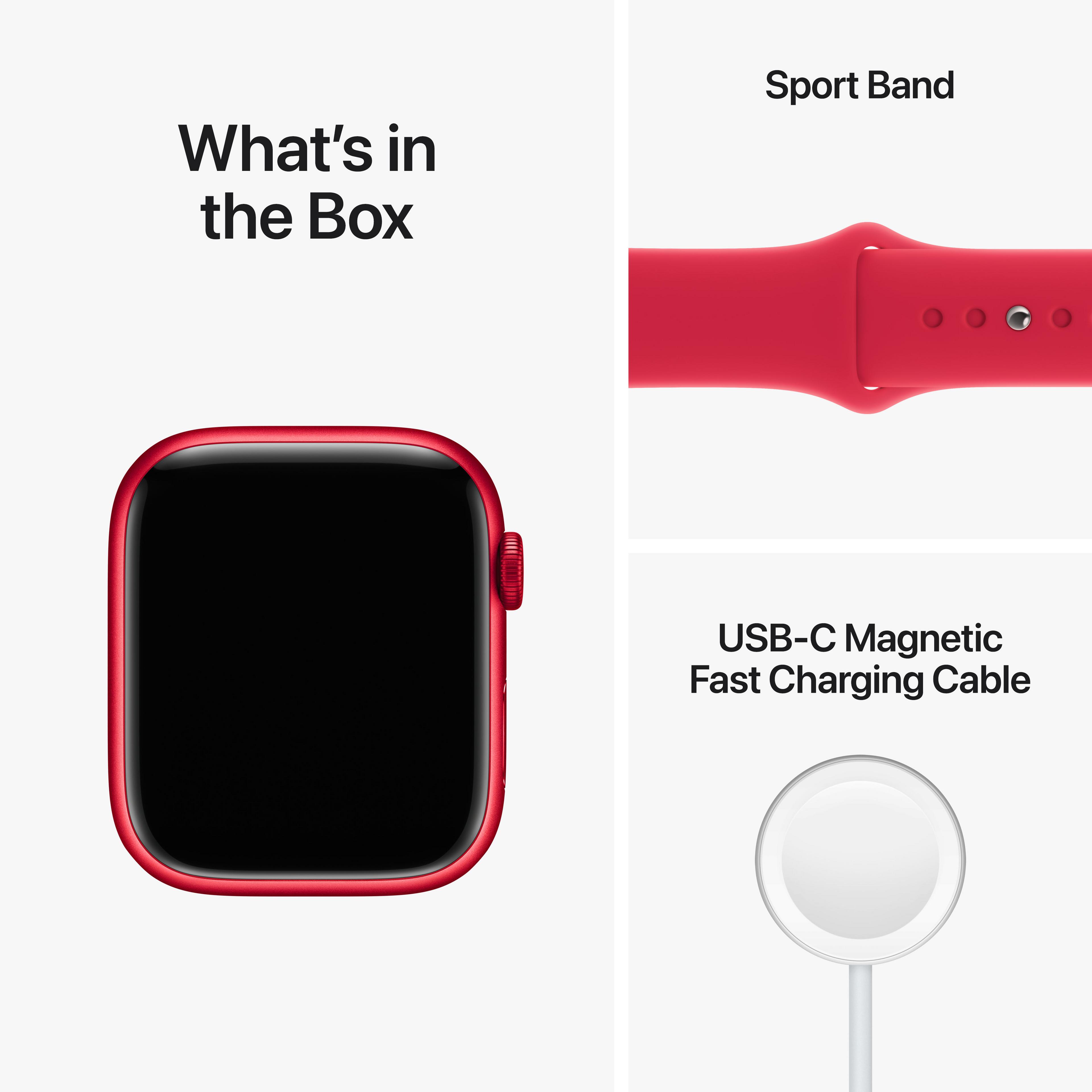 Apple Watch S8 GPS+LTE 45mm Alu RED