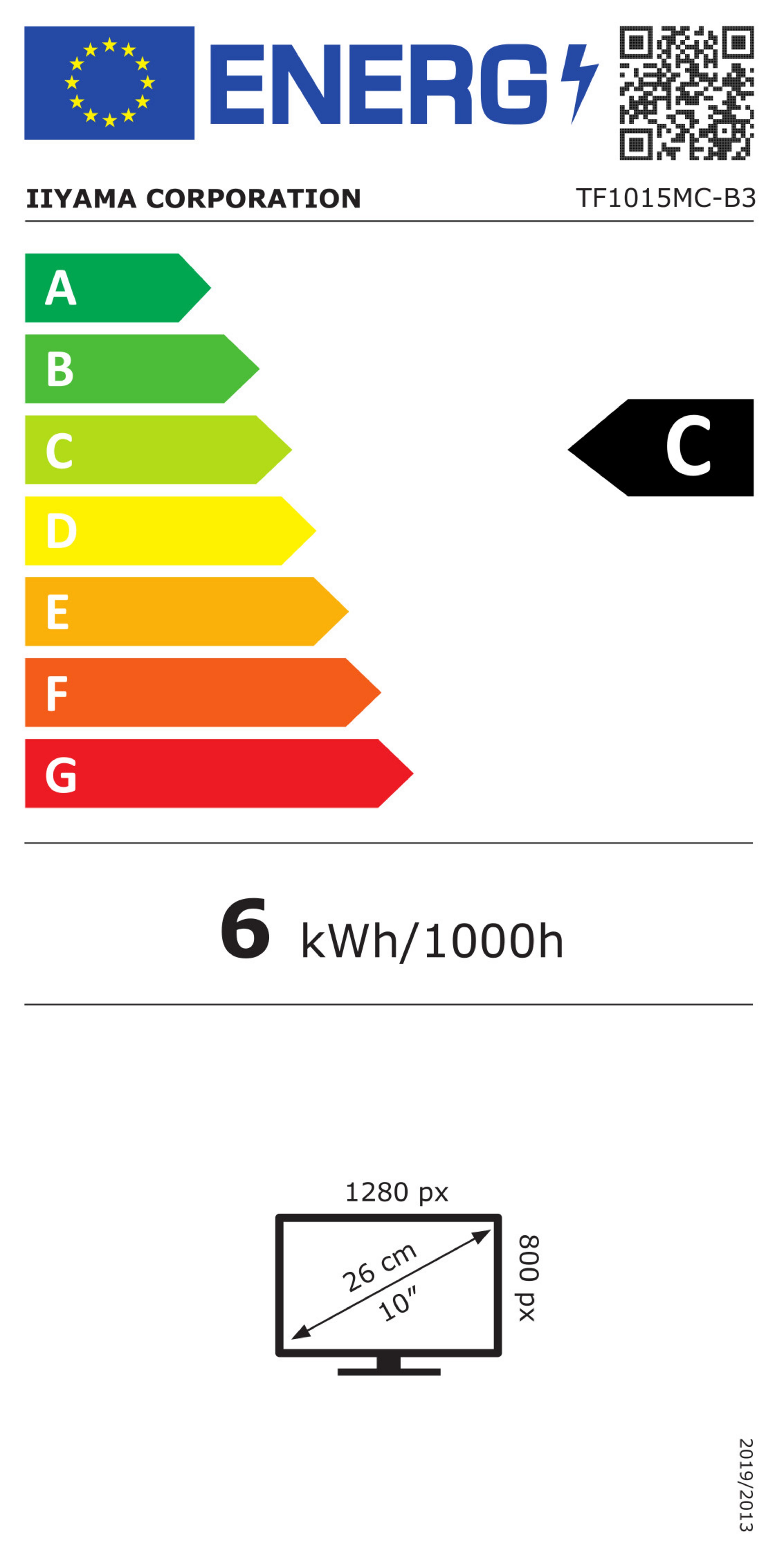 iiyama PL TF1015MC-B3 Open Frame Touch