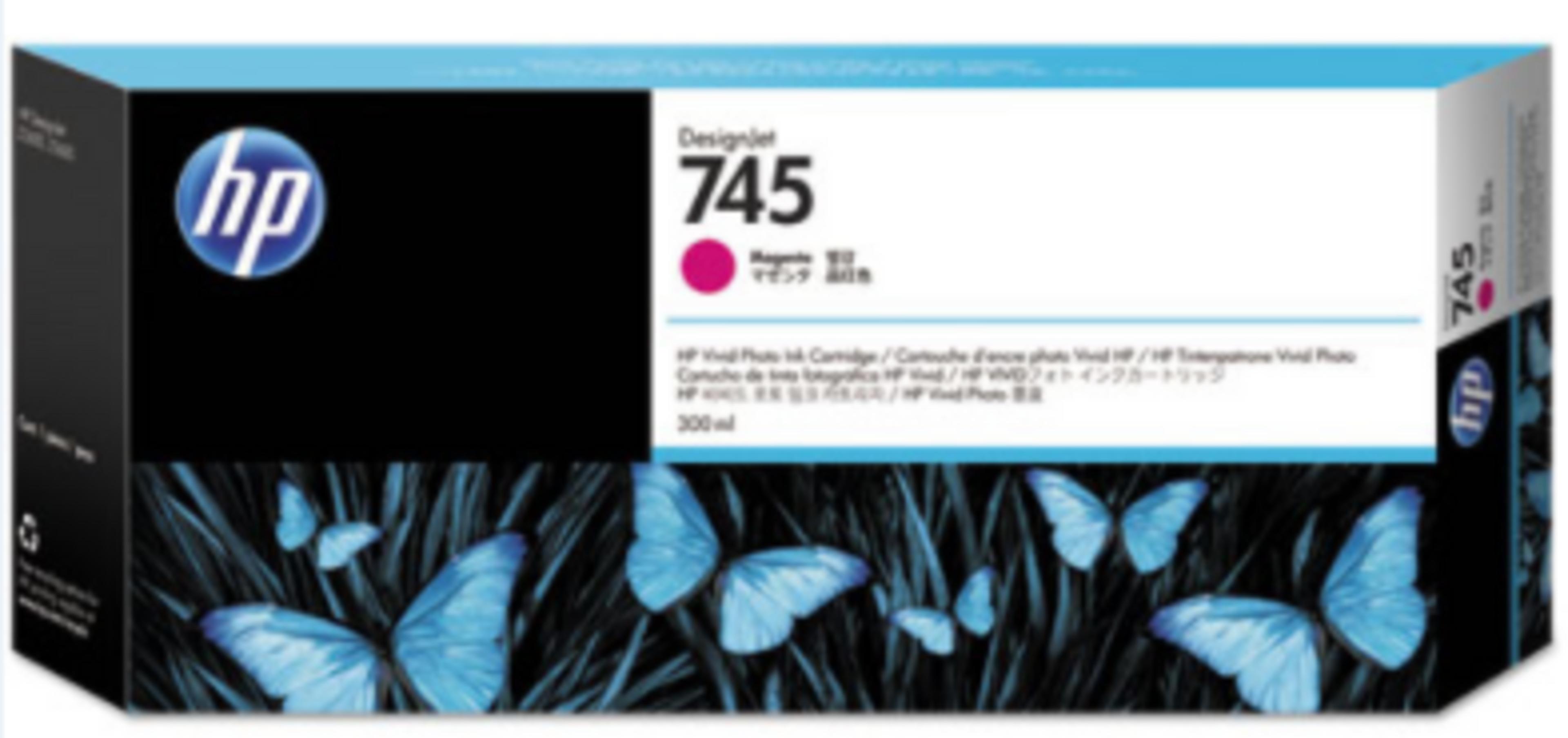 HP 745 Tinte 300 ml magenta