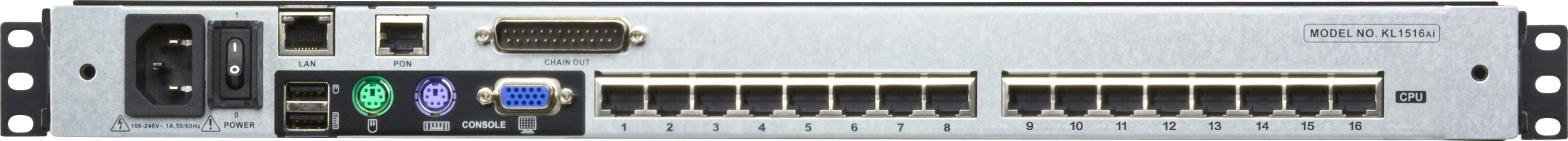 ATEN LCD Konsole 48,3 cm (19") 16Port IP