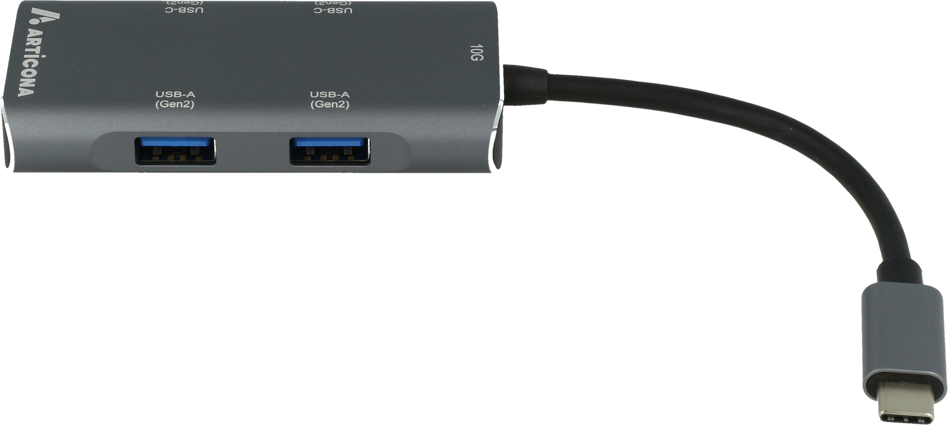 ARTICONA 4 portos USB-C 3.1 hub