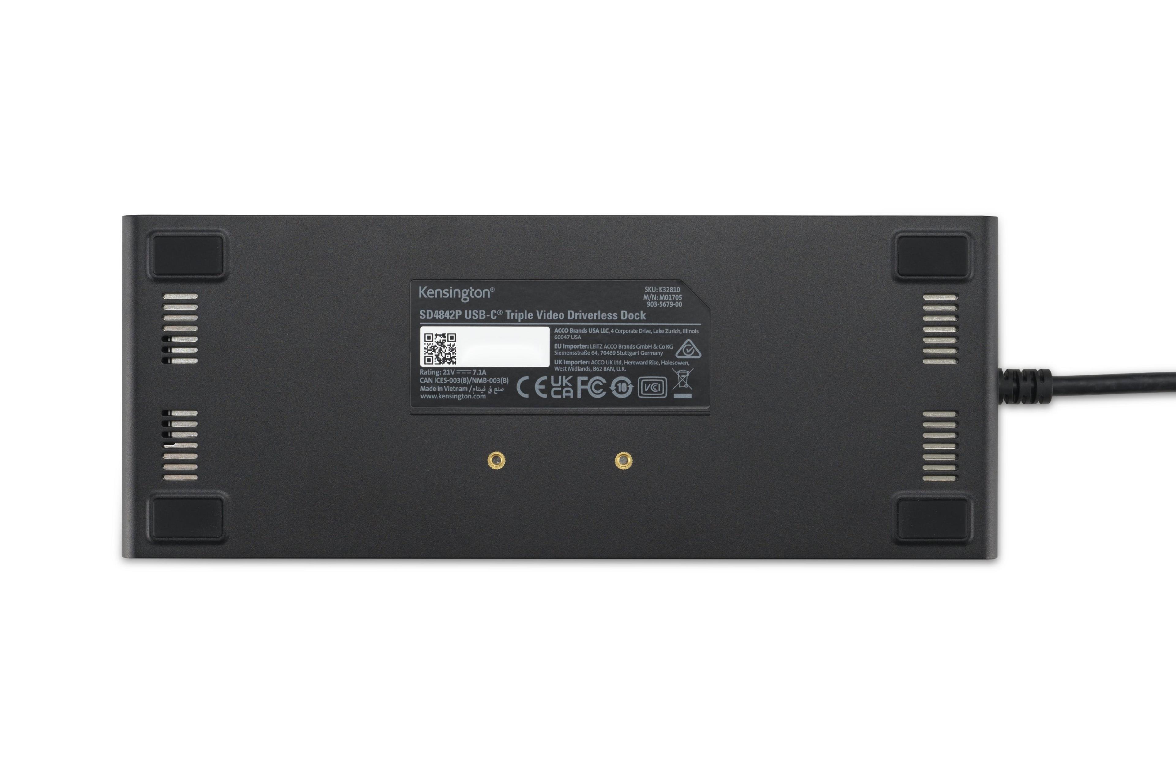 Kensington SD4842P EQ USB-C Dock