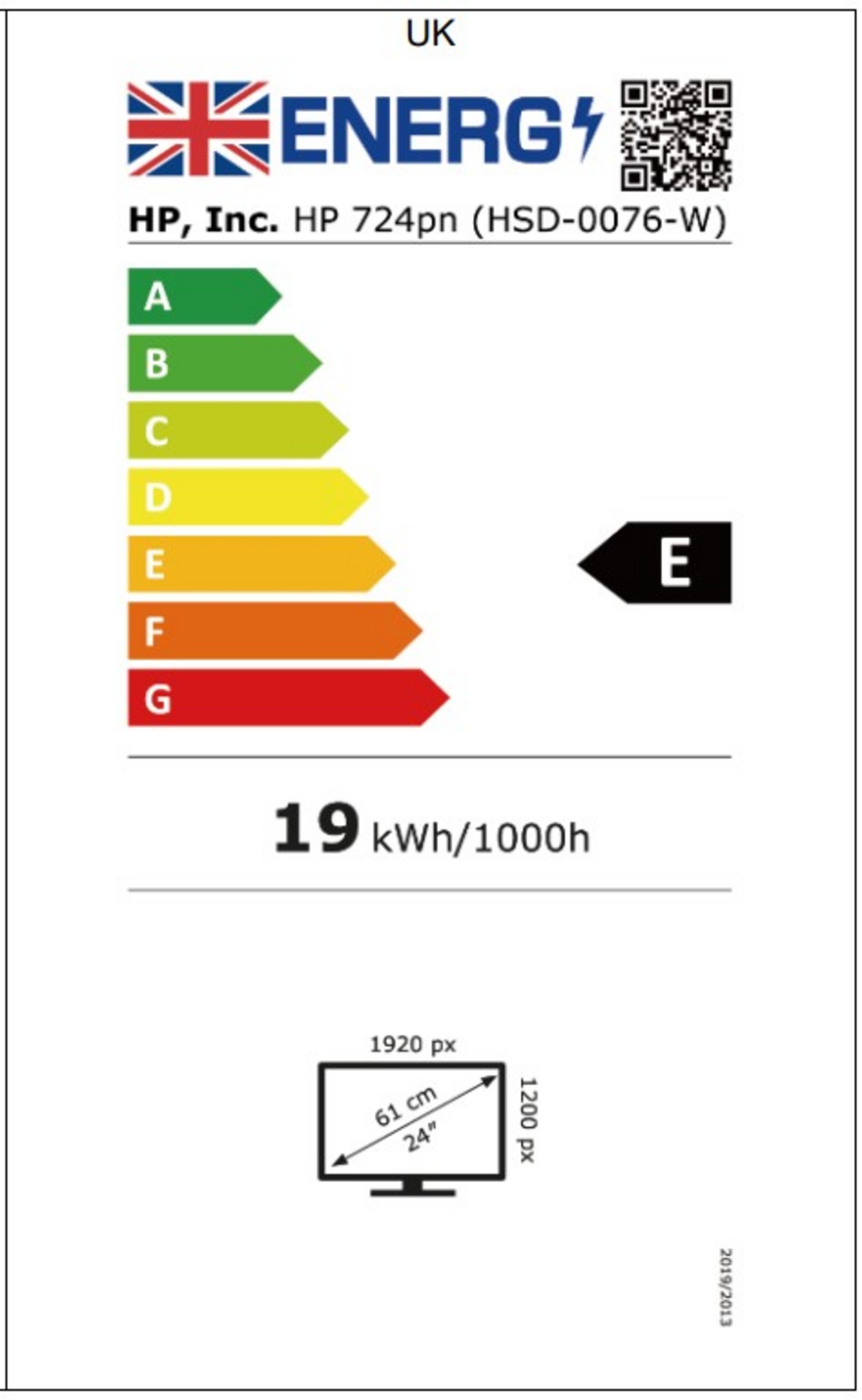 HP Series 7 Pro WUXGA Monitor - 724pn