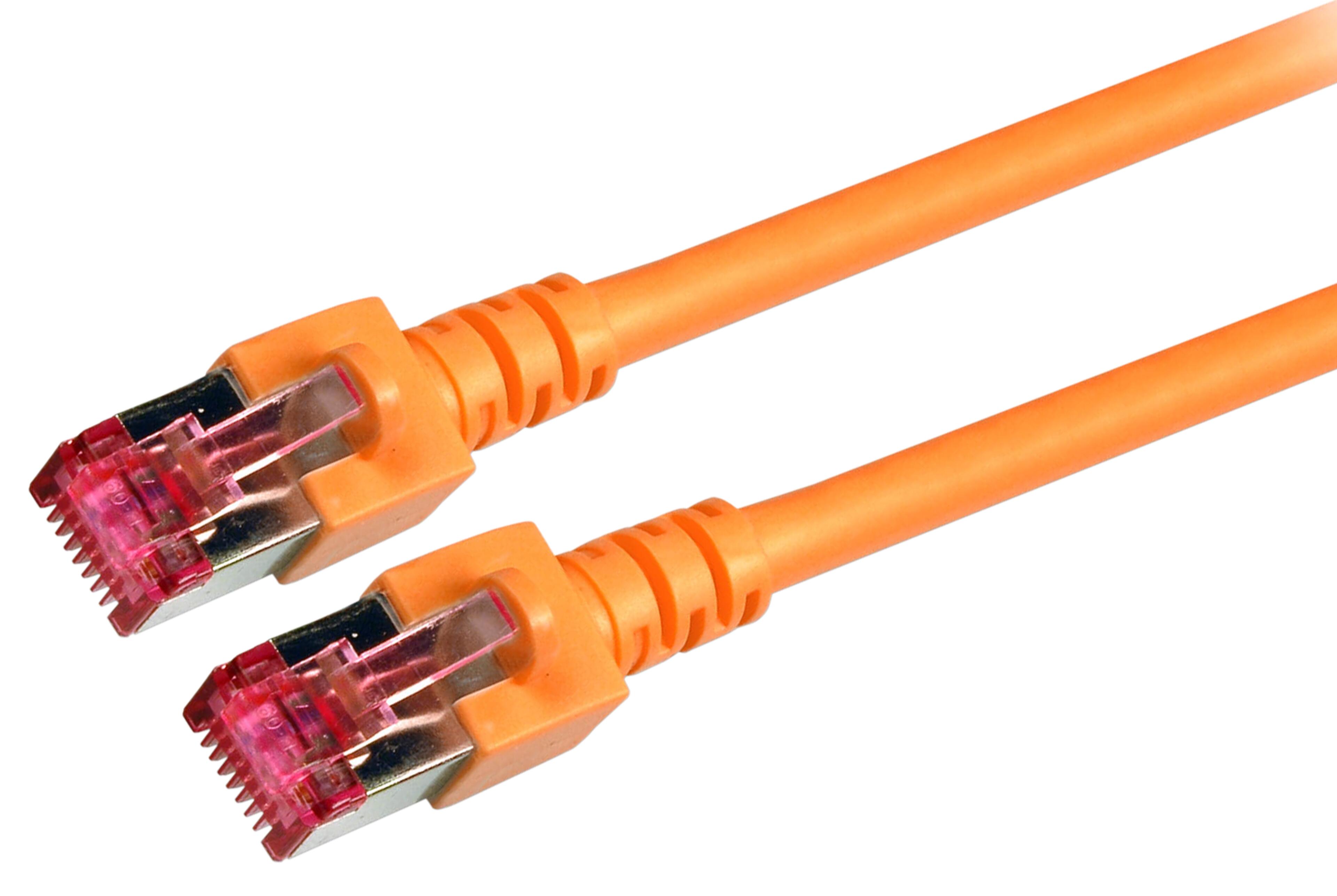 Patch Cable RJ45 S/FTP Cat6 3m Orange