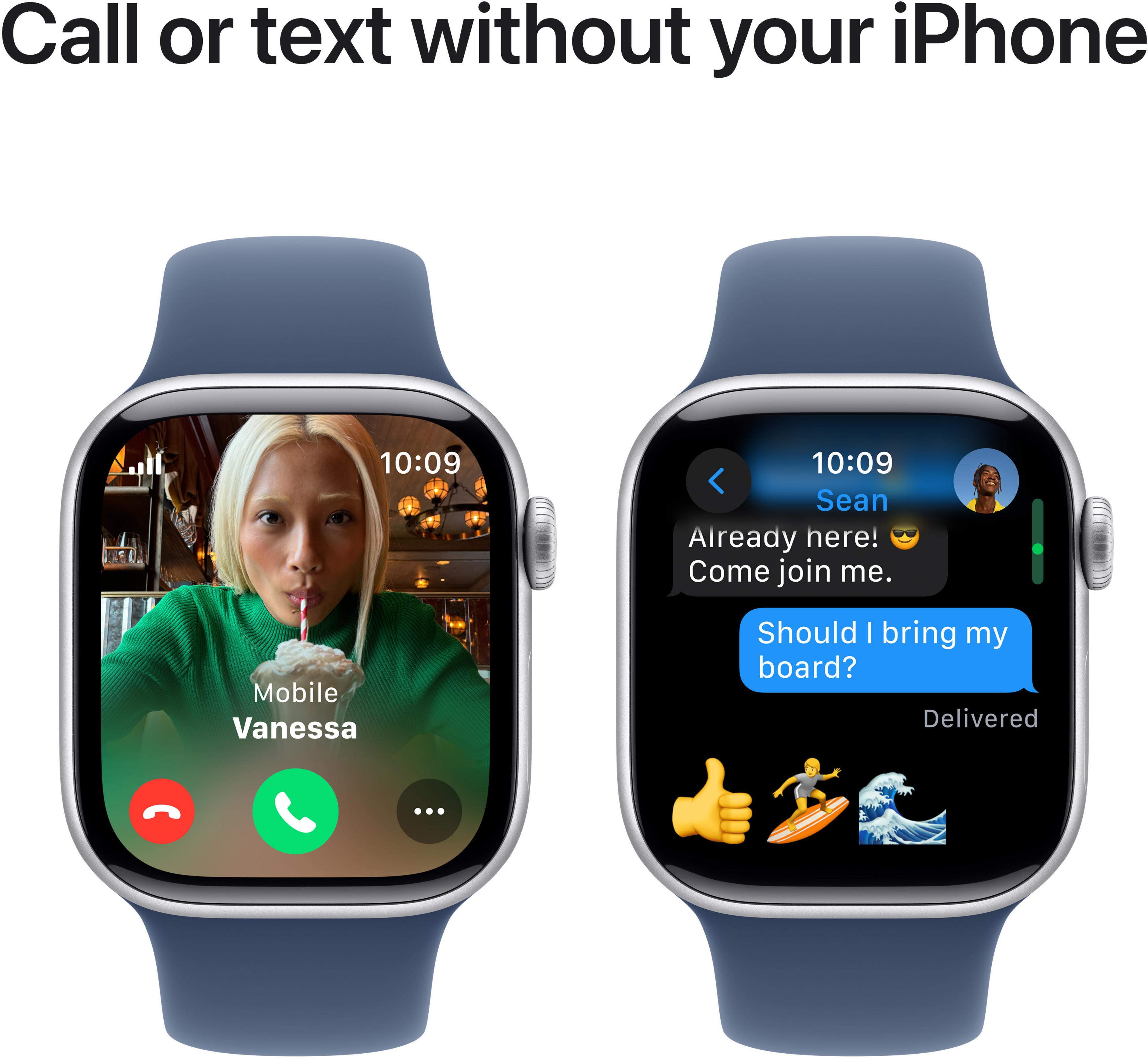 Apple Watch S10 LTE 42mm Alu silber