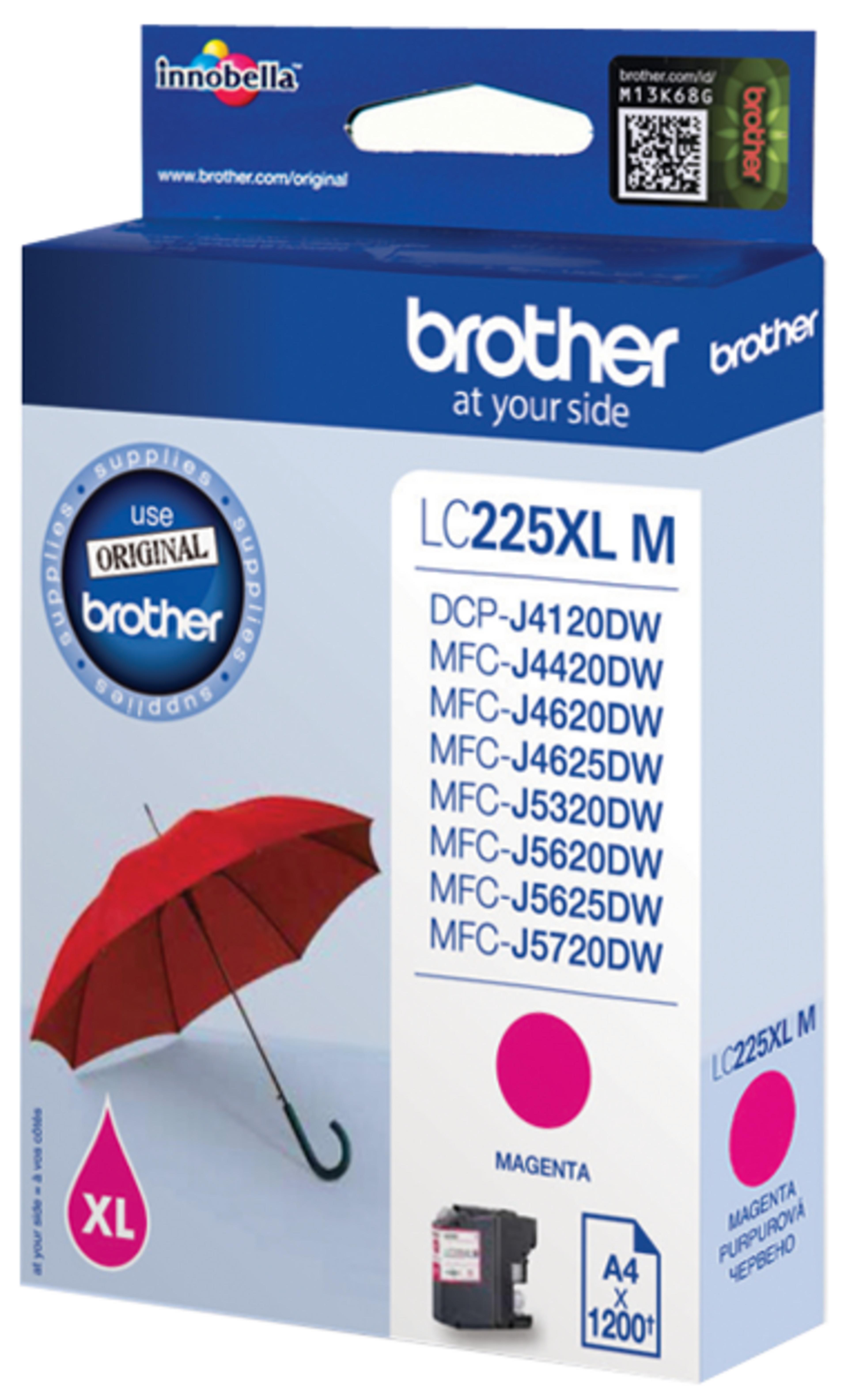 Brother LC-225XLM tinta magenta
