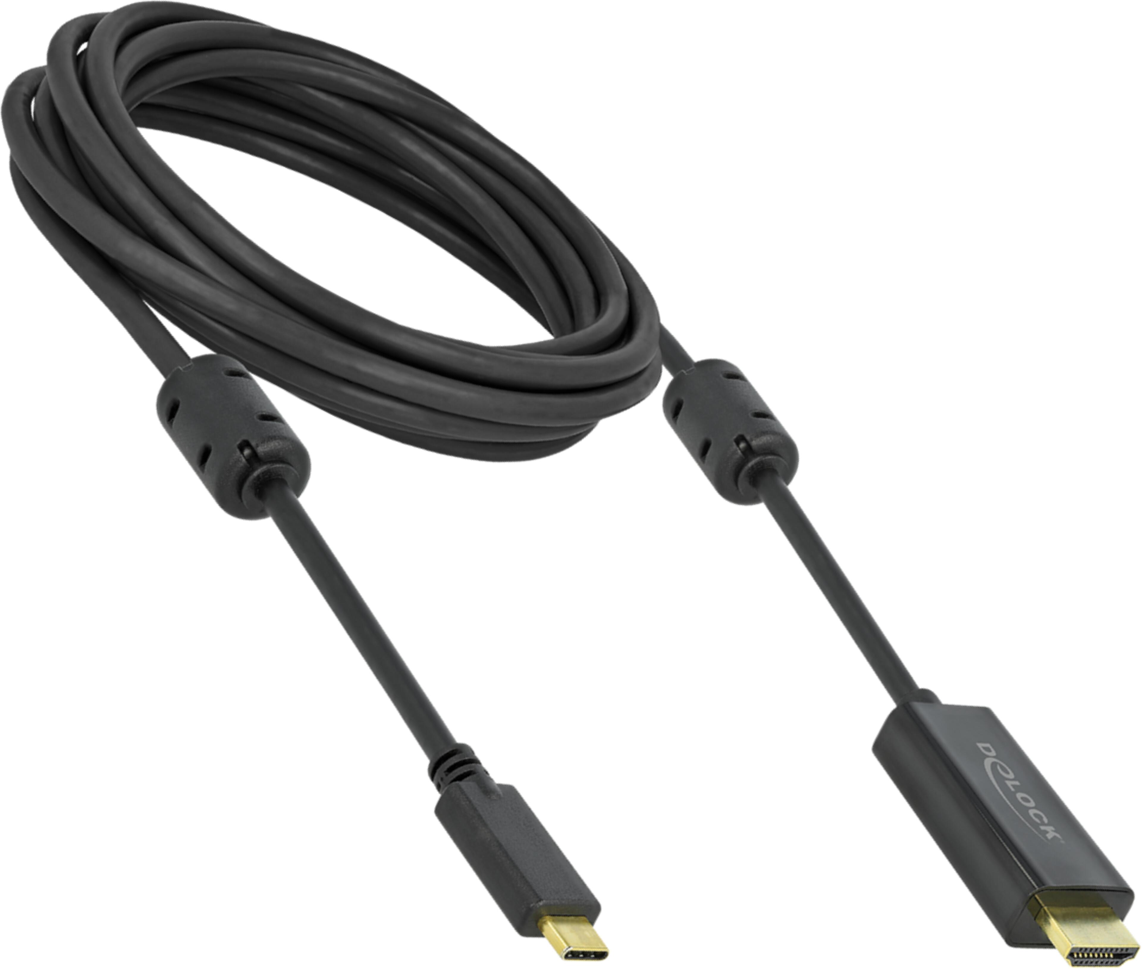 Cable USB Type-C/m - HDMI/m 5m Black