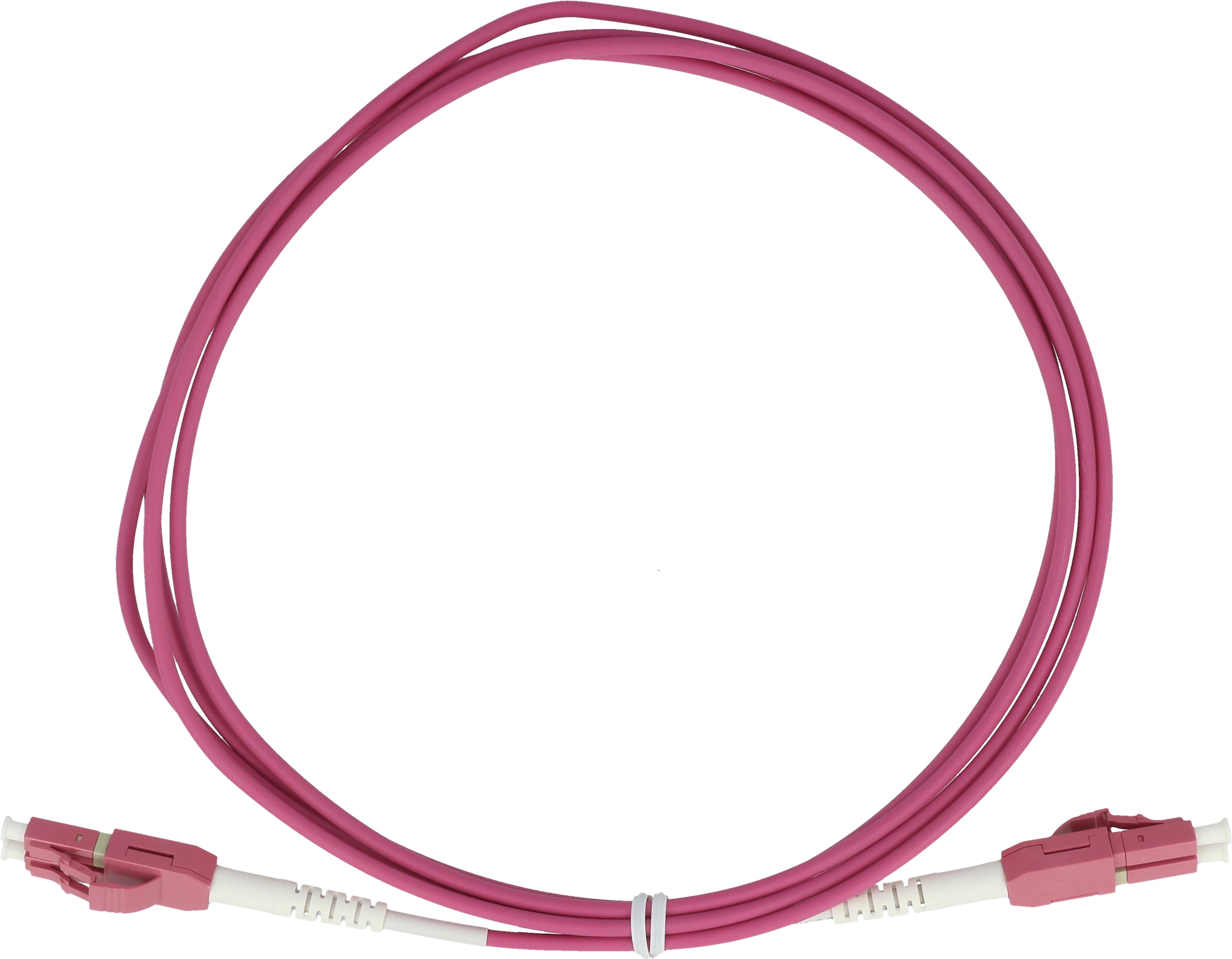 FO Duplex Patch Cable LC-LC 50µ 0.5m